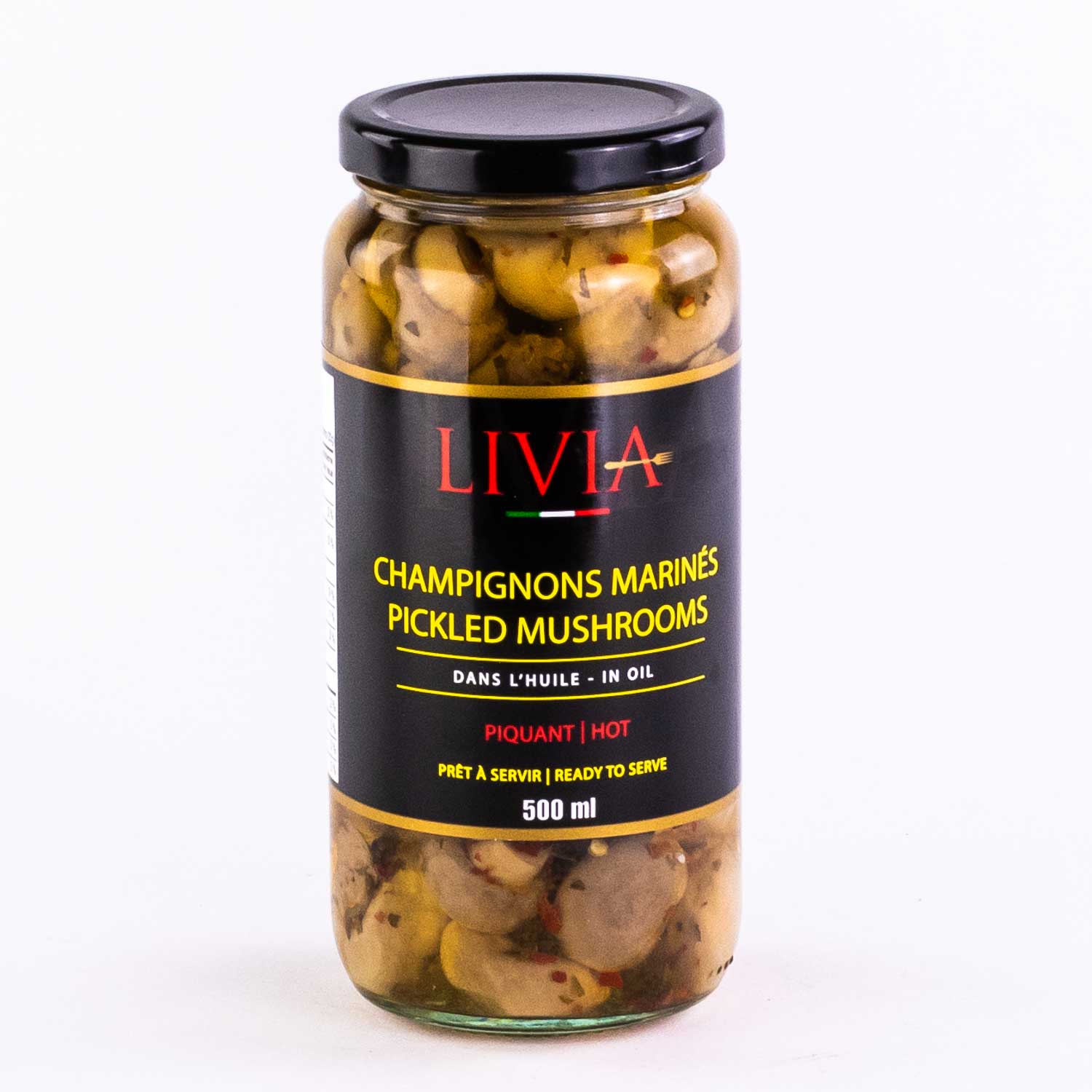 Marinated Mushroom in Spicy Oil 500 ml