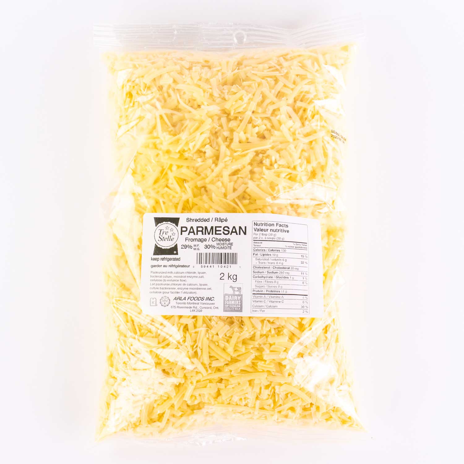Grated Parmesan 2 kg