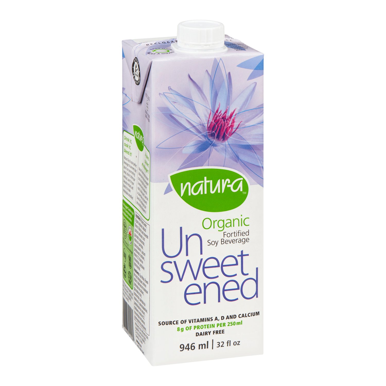 Organic Unsweetened Soy Beverage 946 ml-secondary-image
