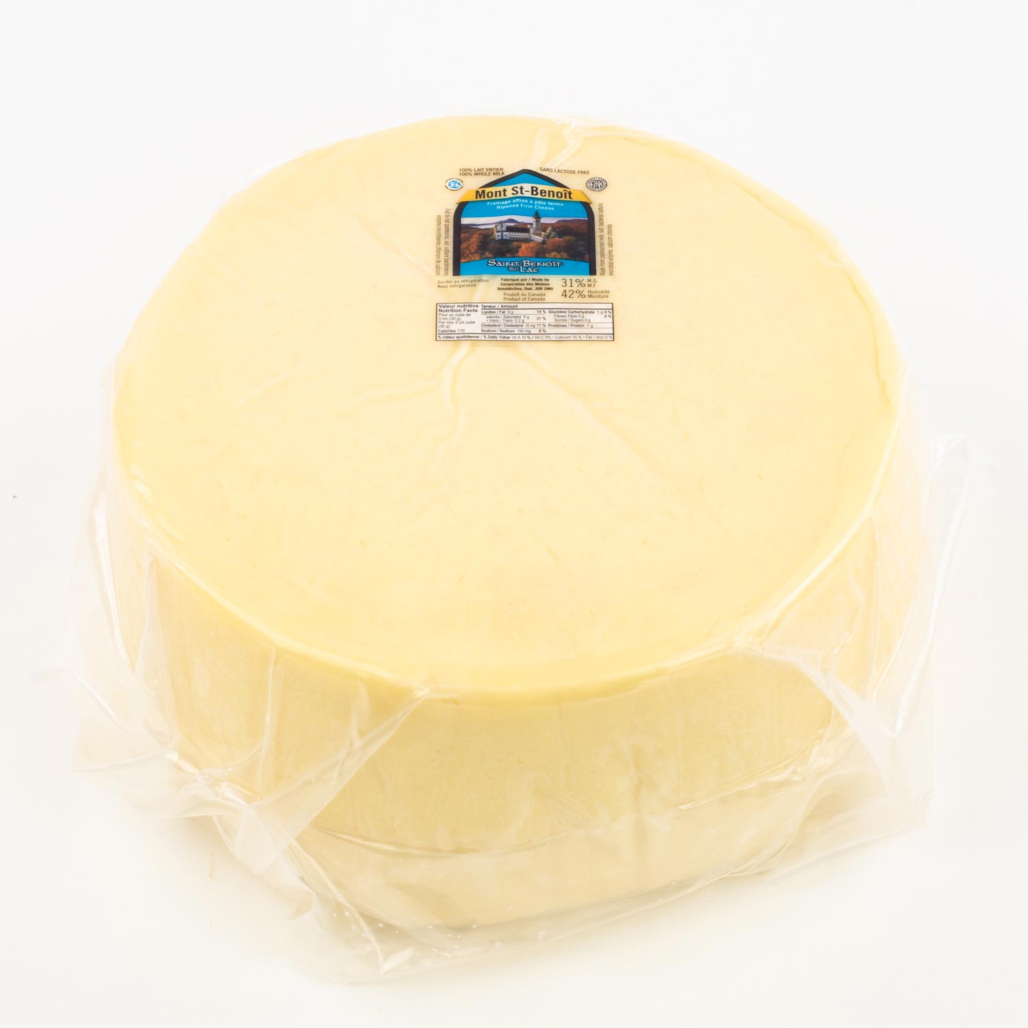 Mont St-Benoît Cheese Wheel 1.8 kg