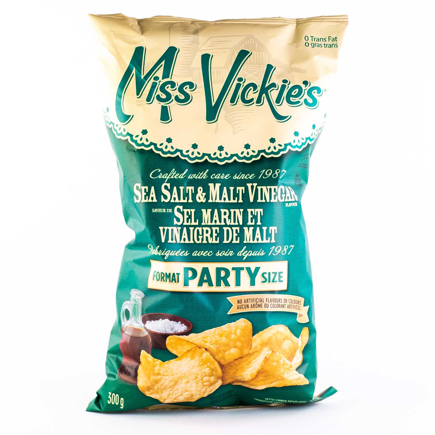 Sea Salt and Malt Vinegar Chips 275 g