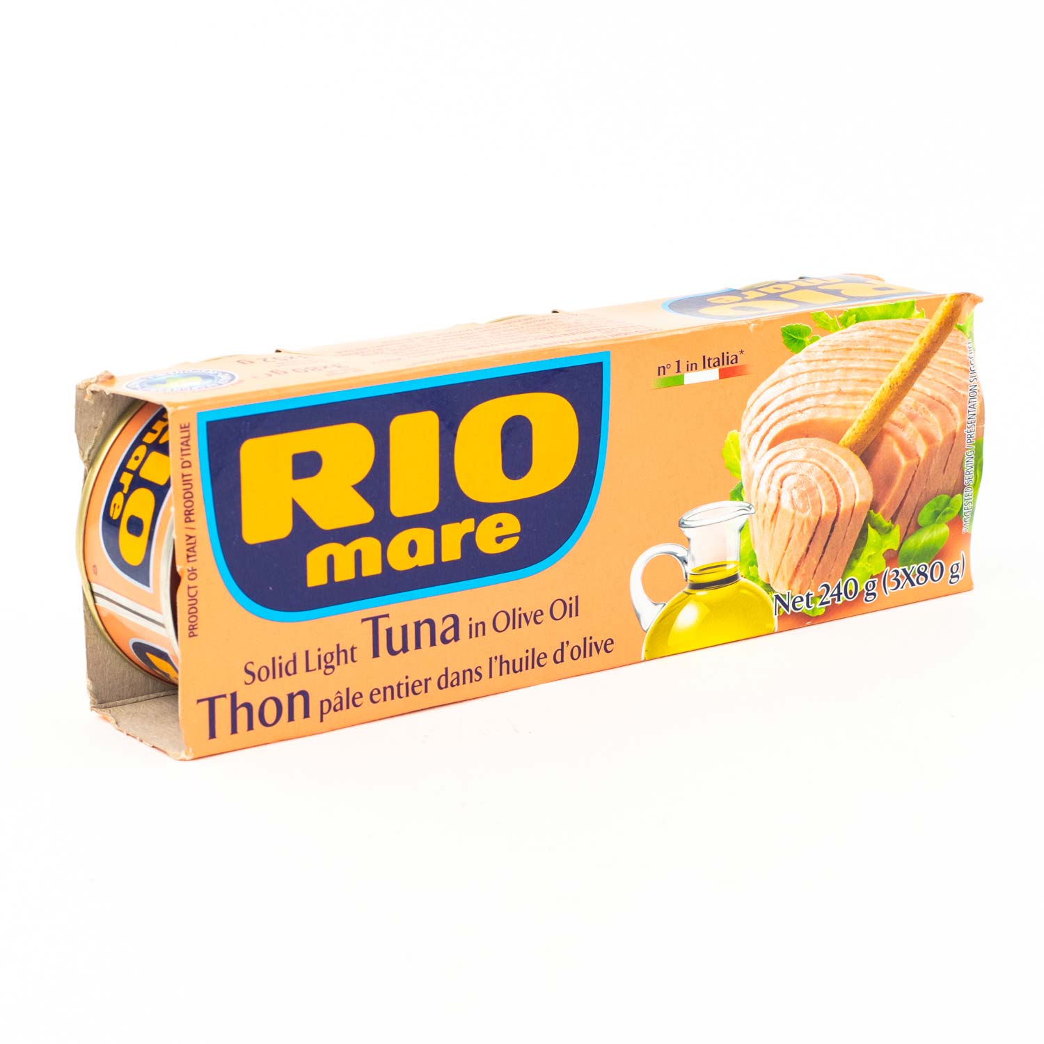 Solid Light Tuna in Olive Oil 80 g x3