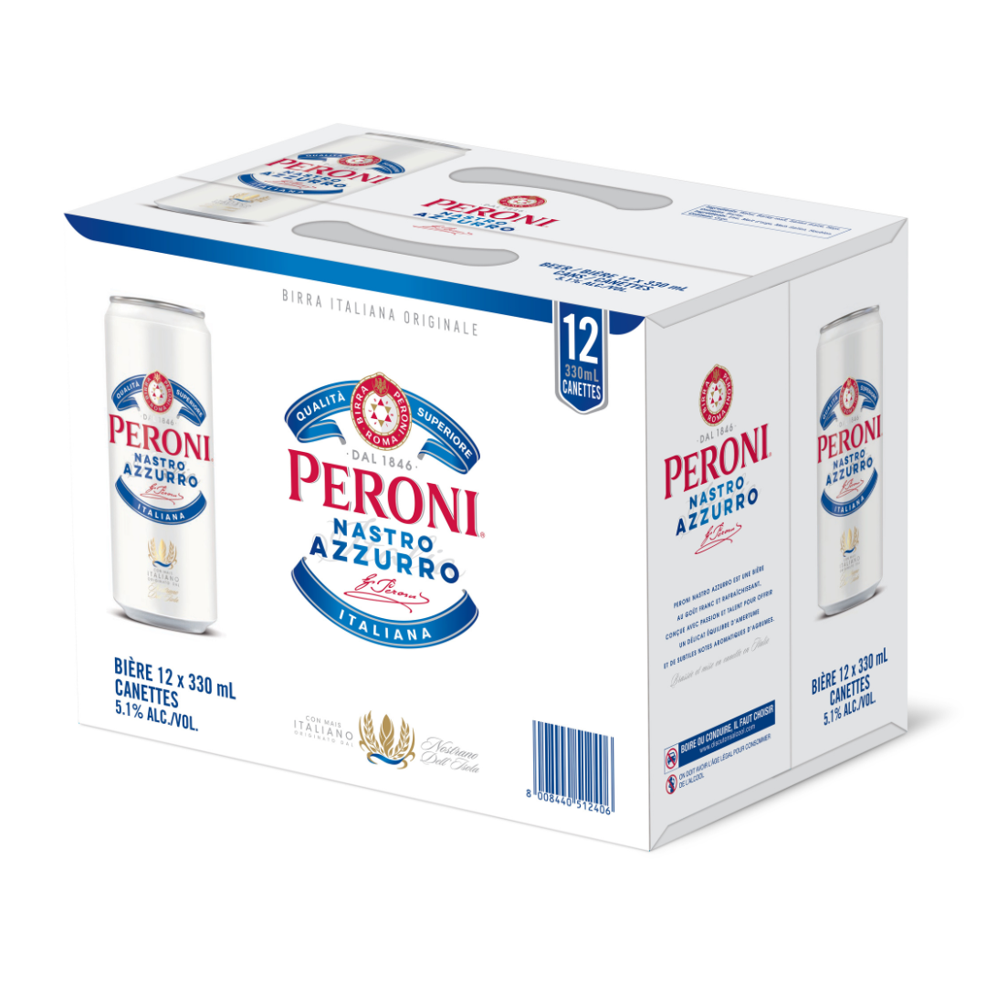 Orginal Italian Beer Can 330 ml x12