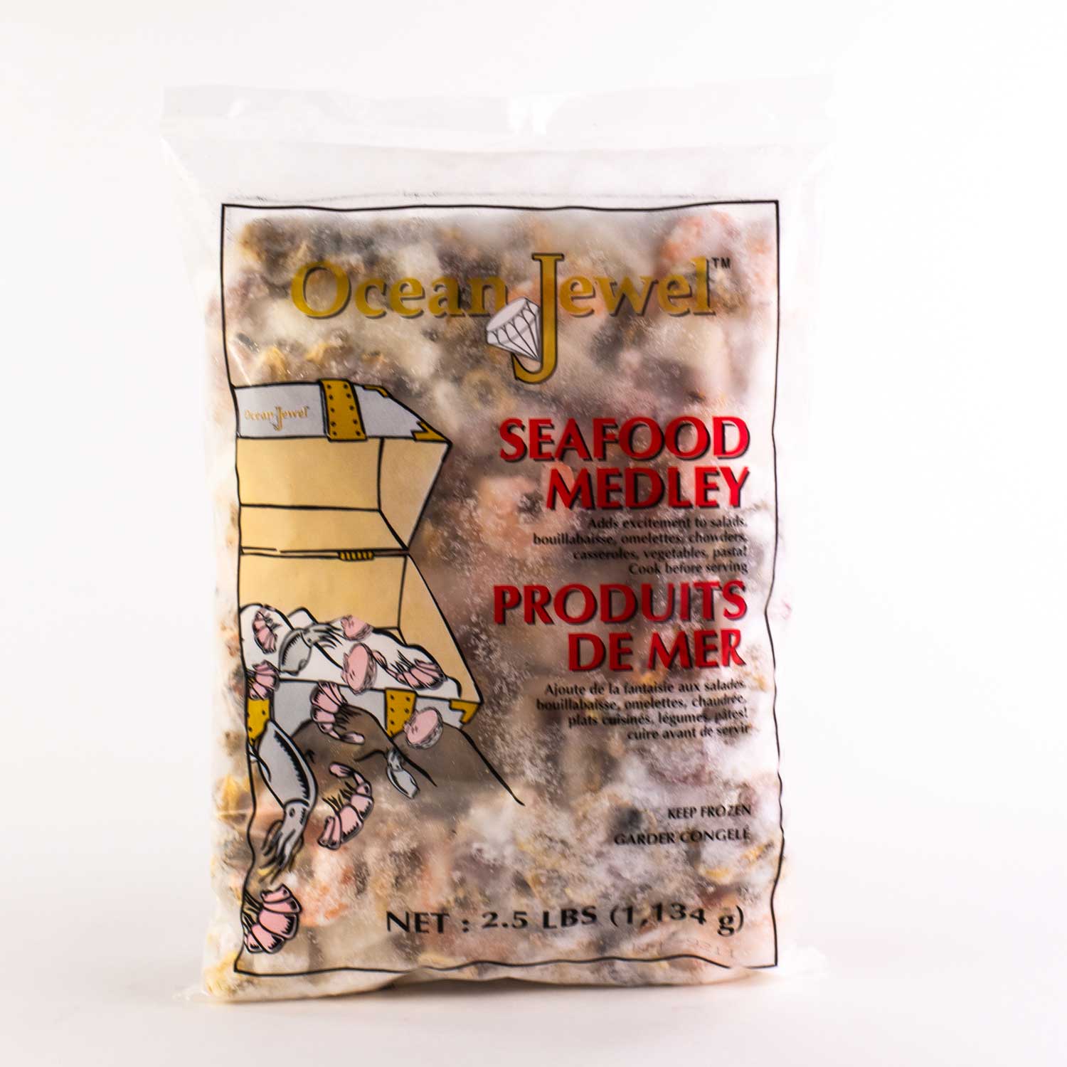 Frozen Seafood Mix 2.5 lb