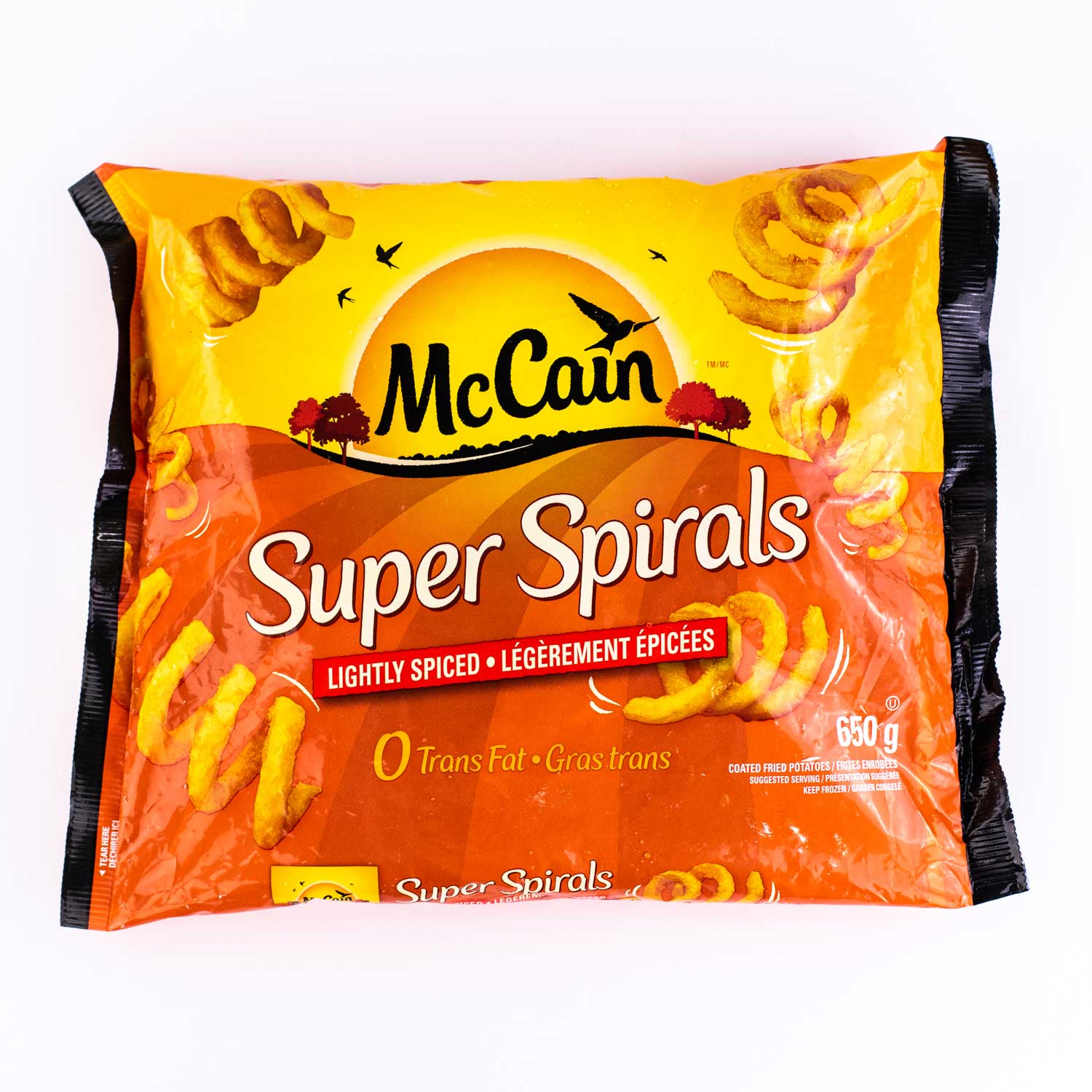 Frozen Spicy Spiral Fries 650 g