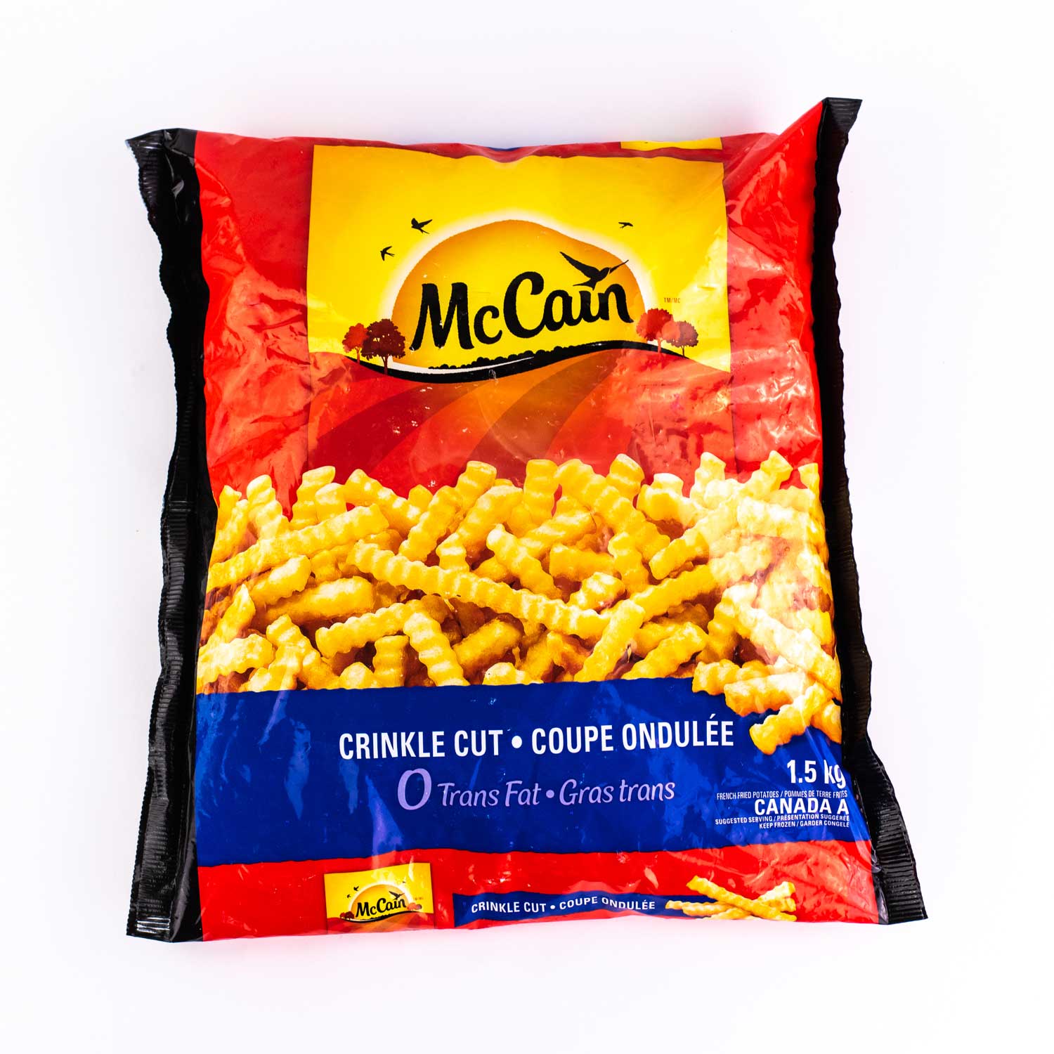 Frozen Wavy Fries 1.5 kg