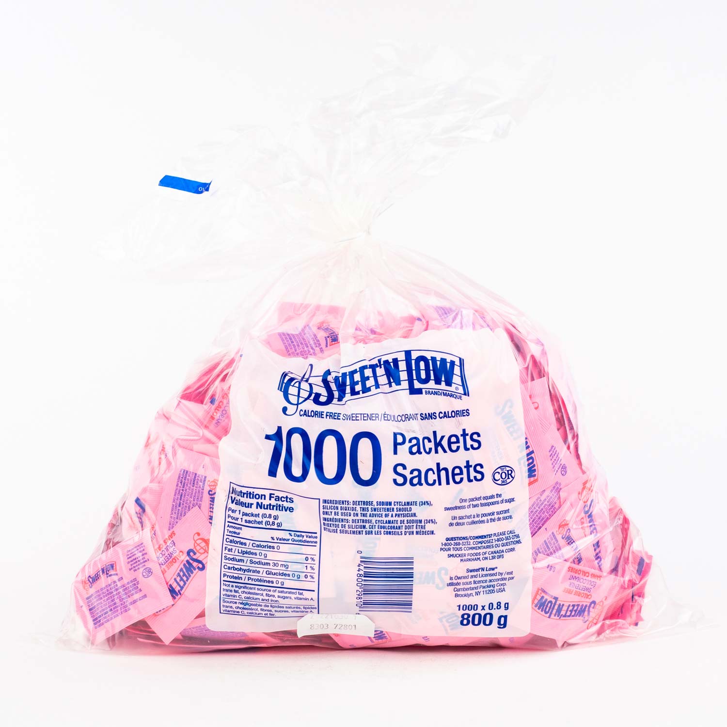Pink Sugar Substitute Single Serve x1000