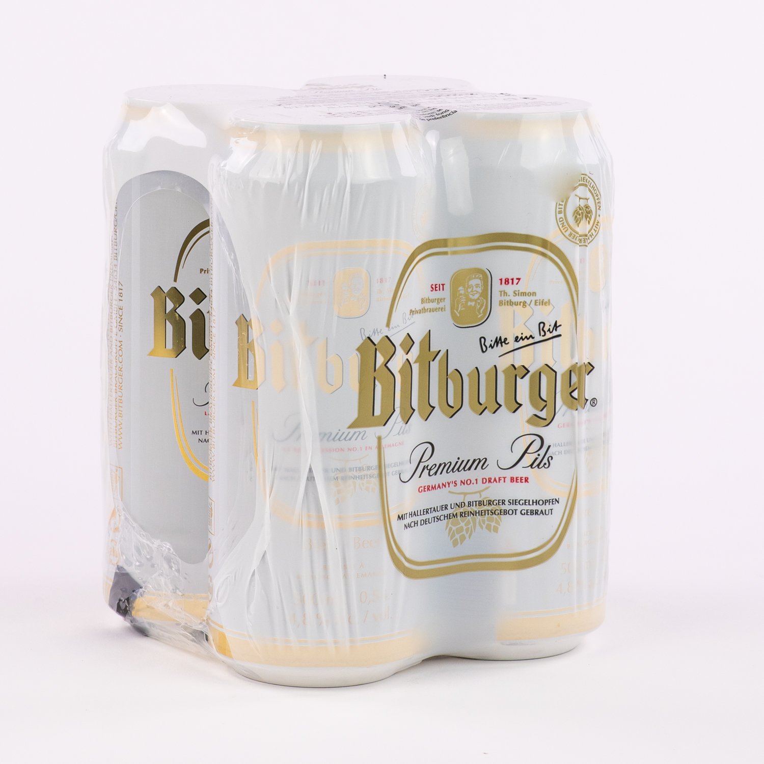 Bitburger Beer 5.5% 500 ml x4