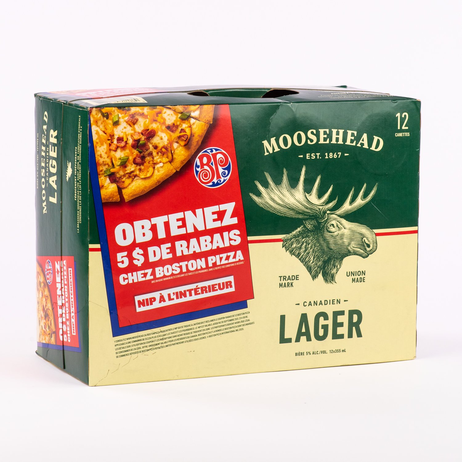 5% Lager Beer 355 ml x12