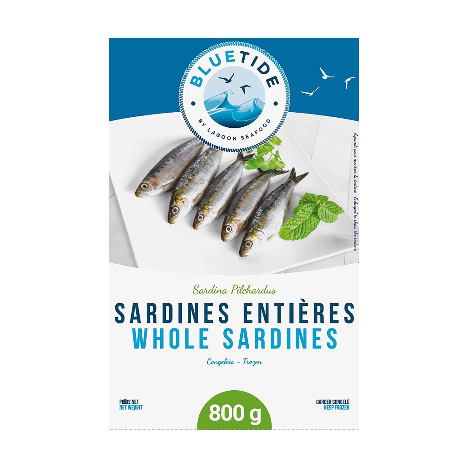 Frozen Whole Sardines 800 g