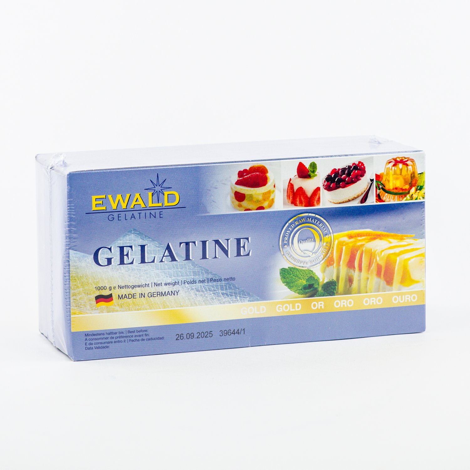 Gelatine in sheet 1 kg