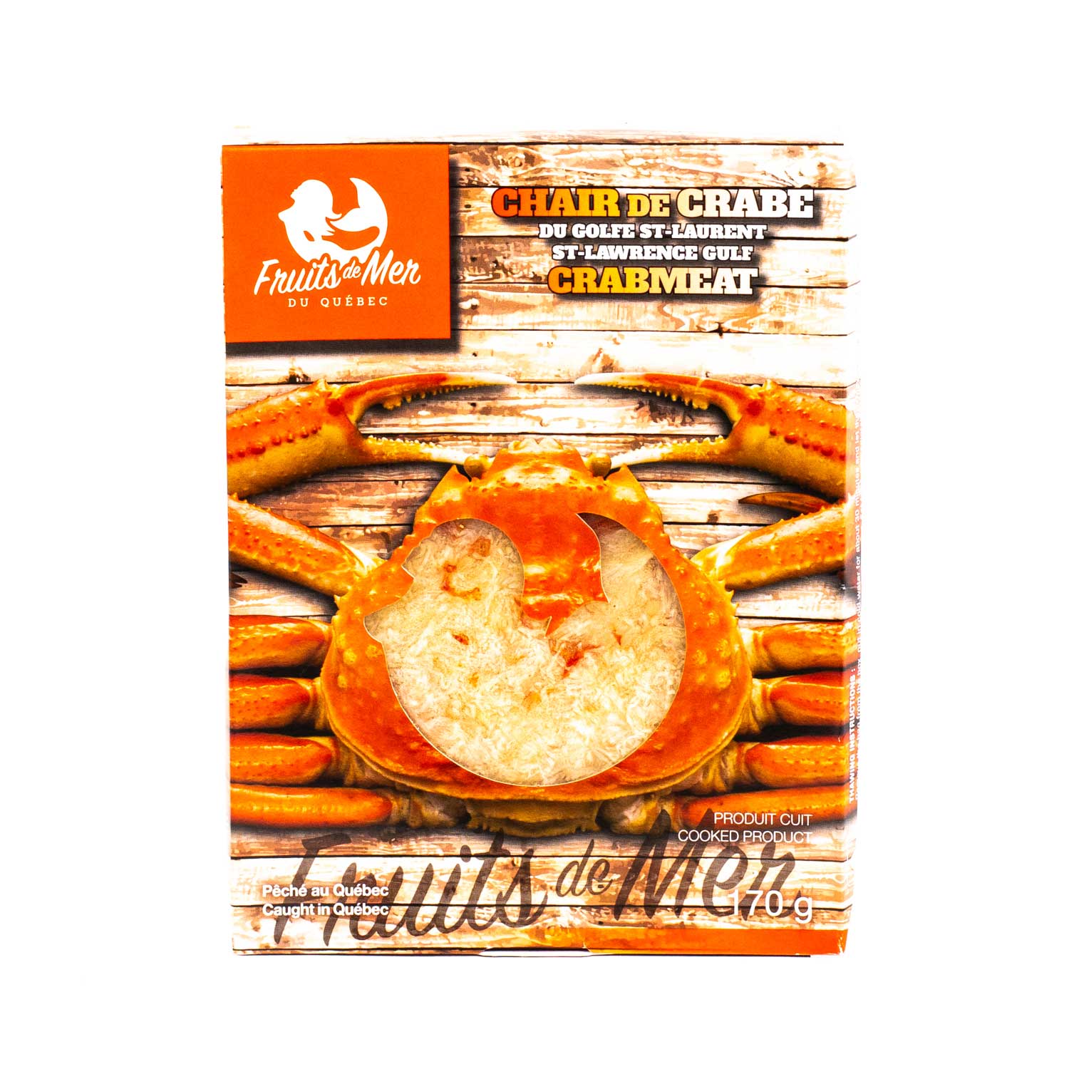 St-Lawrence Gulf Frozen Crabmeat 170 g