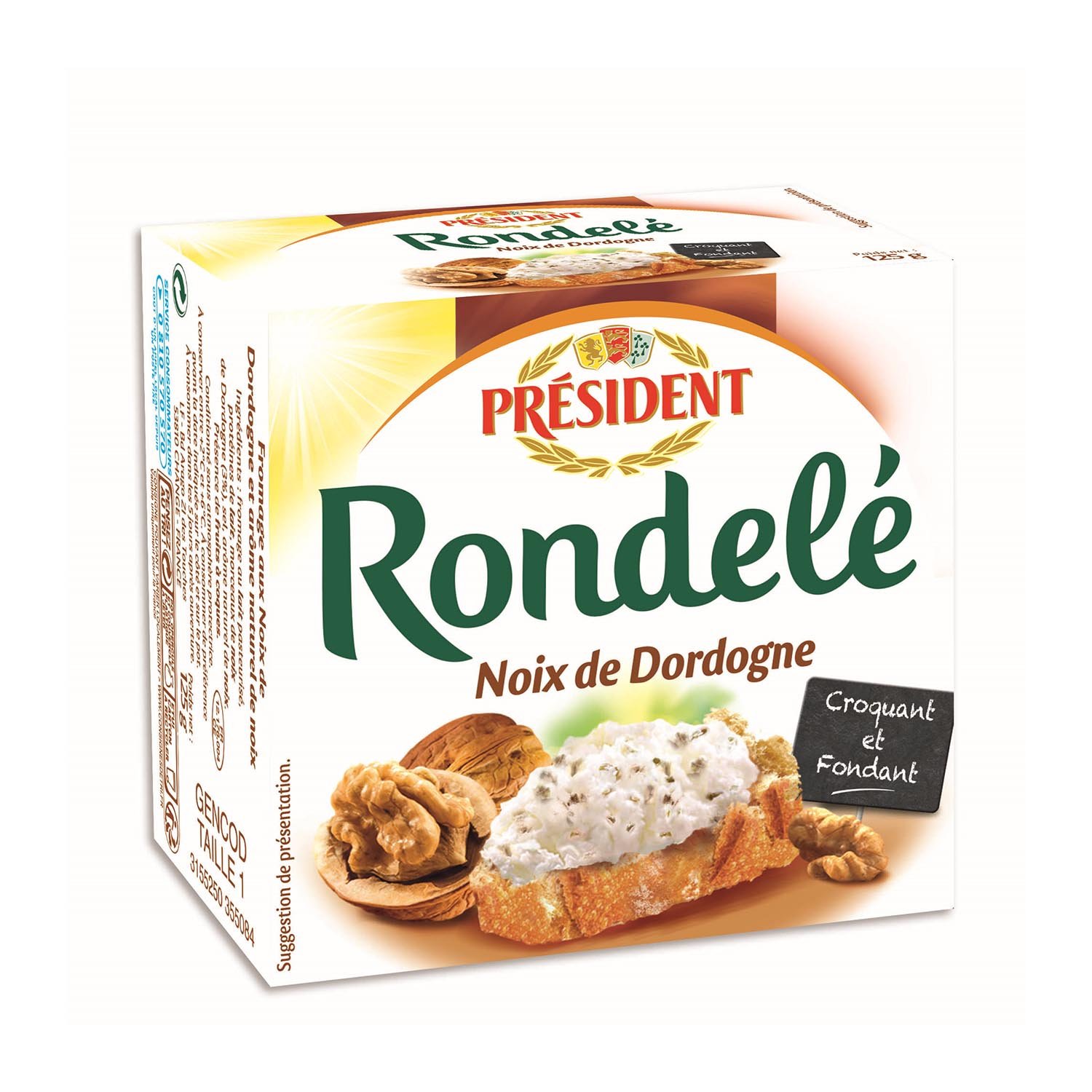 Dordogne Nuts Rondelé Spread Cheese 125 g