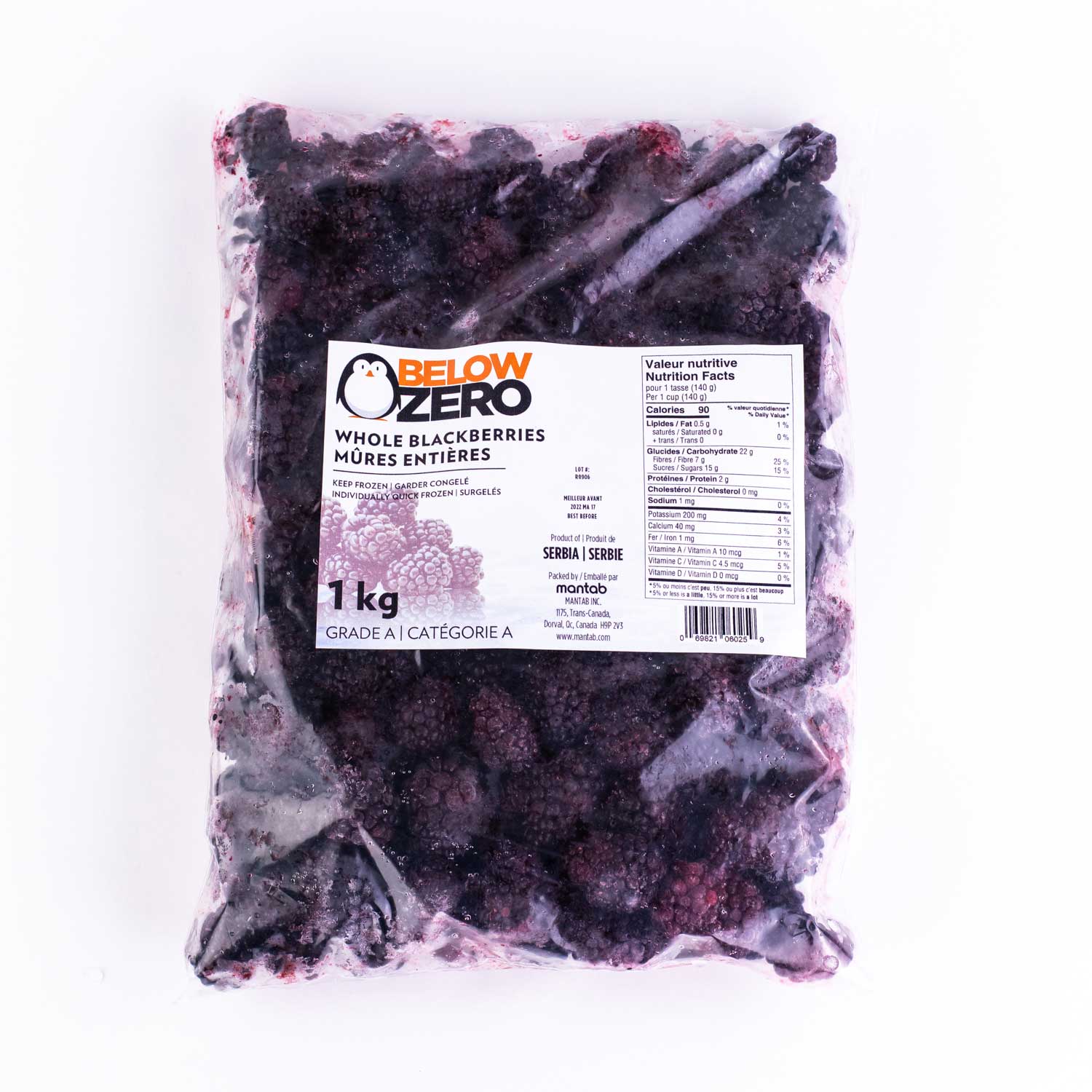 Frozen Blackberry 1 kg