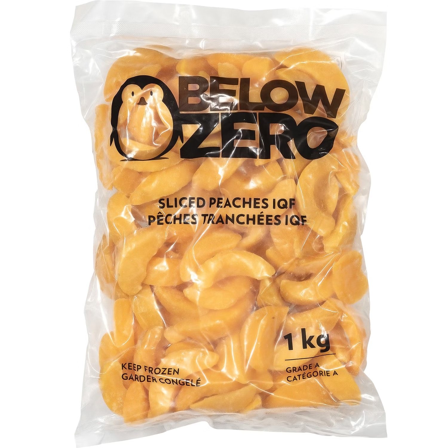 Frozen Sliced Peaches 1 kg