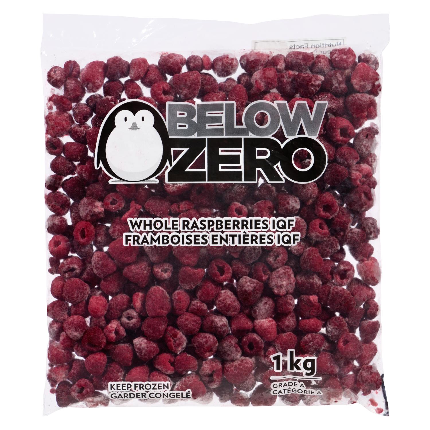 Frozen Whole Raspberry 1 kg