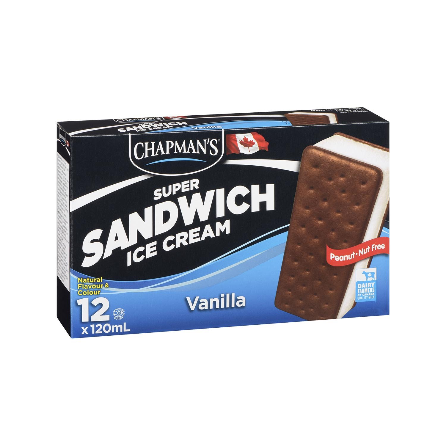 Vanilla Ice Cream Sandwich 120 ml x12