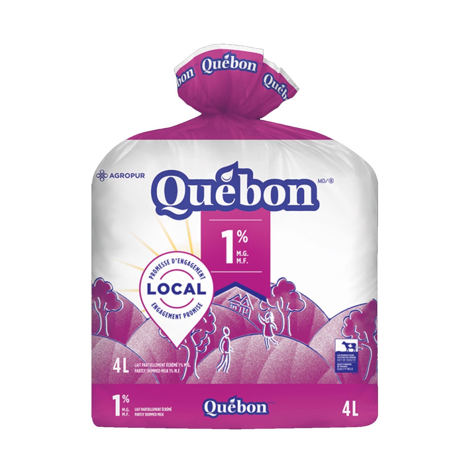 Milk 1 % 4 L