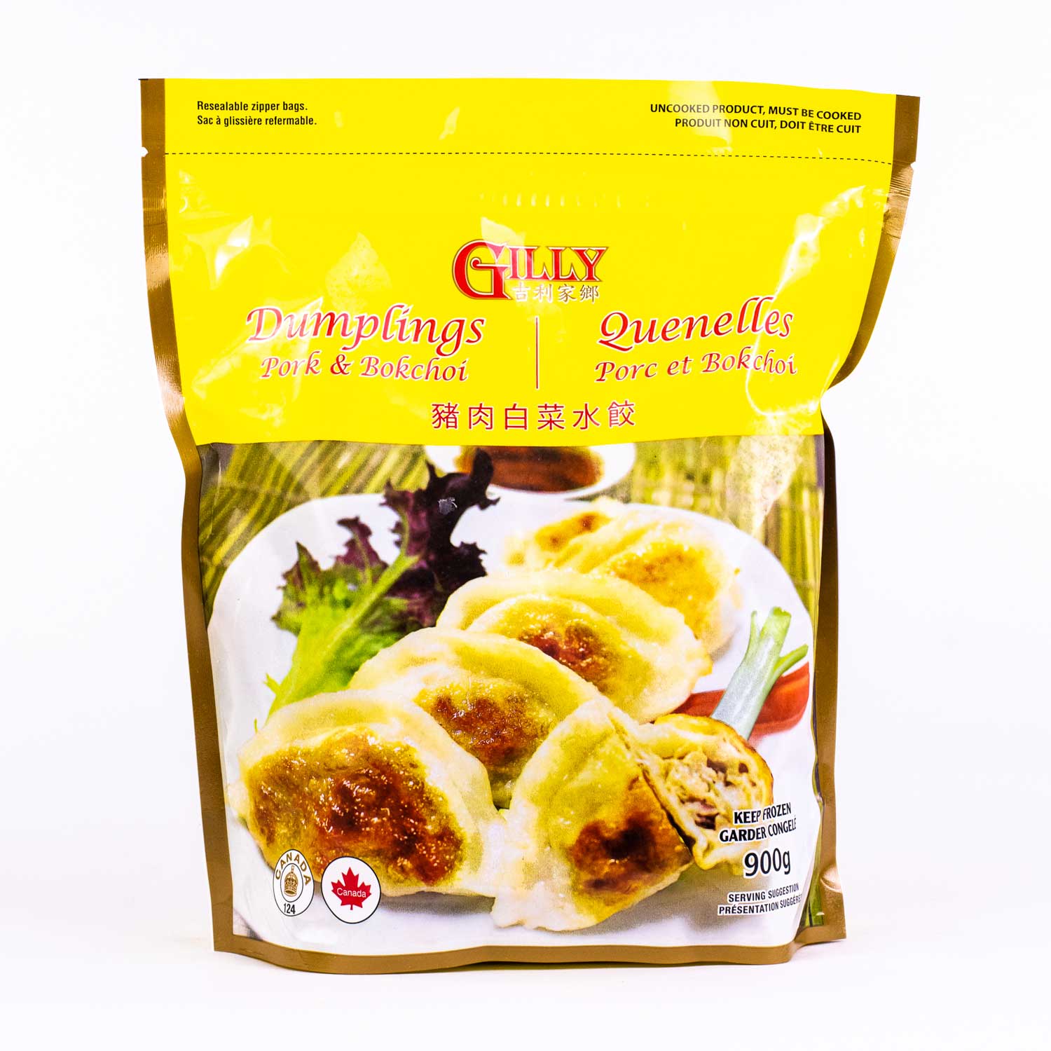 Frozen Pork and Bok Choy Dumplings 900 g