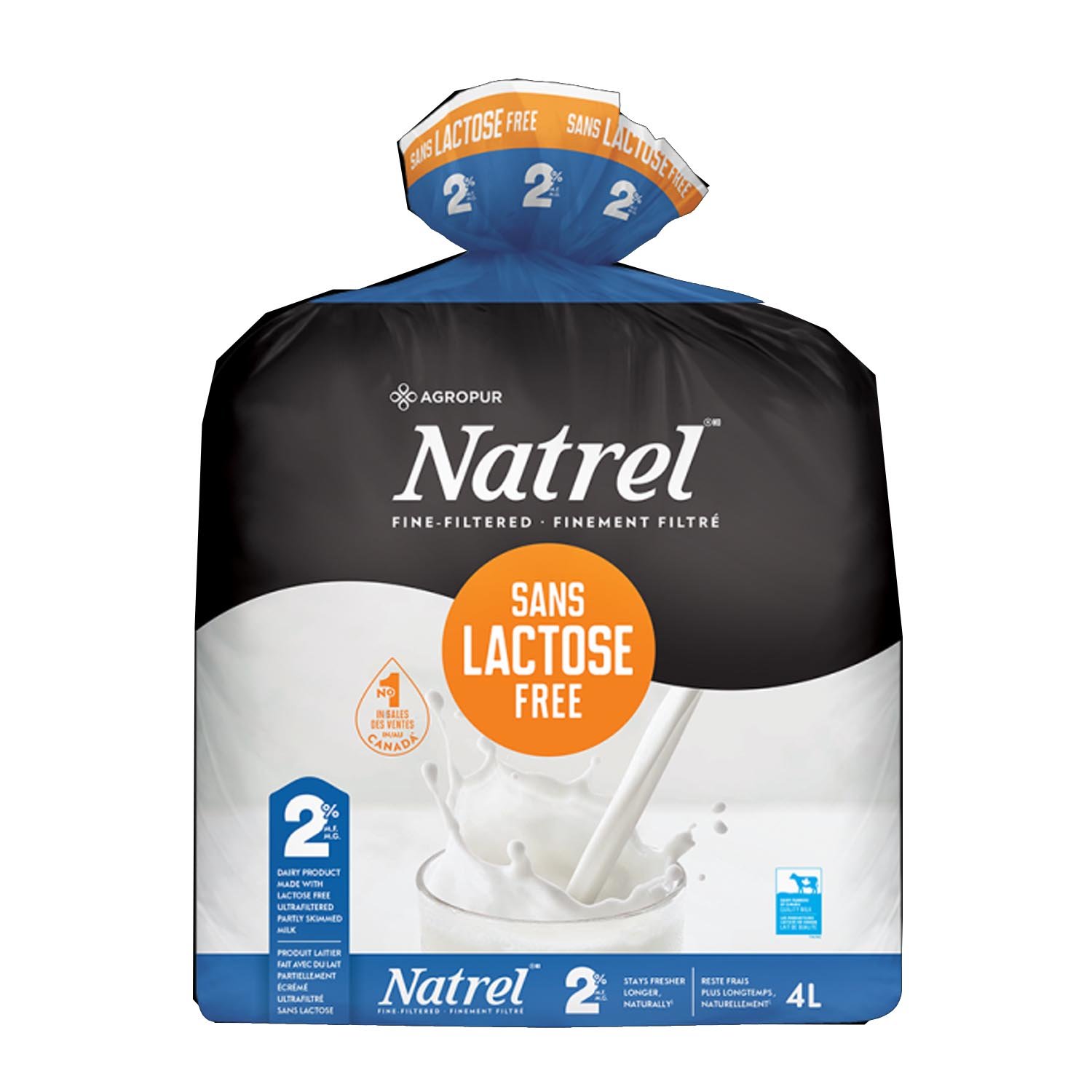 2% Lactose Free Milk 4 L