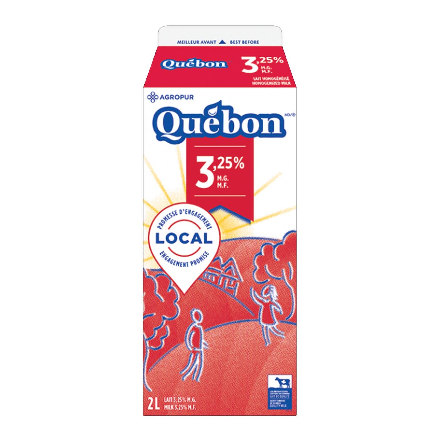 3.25% Milk 2 L