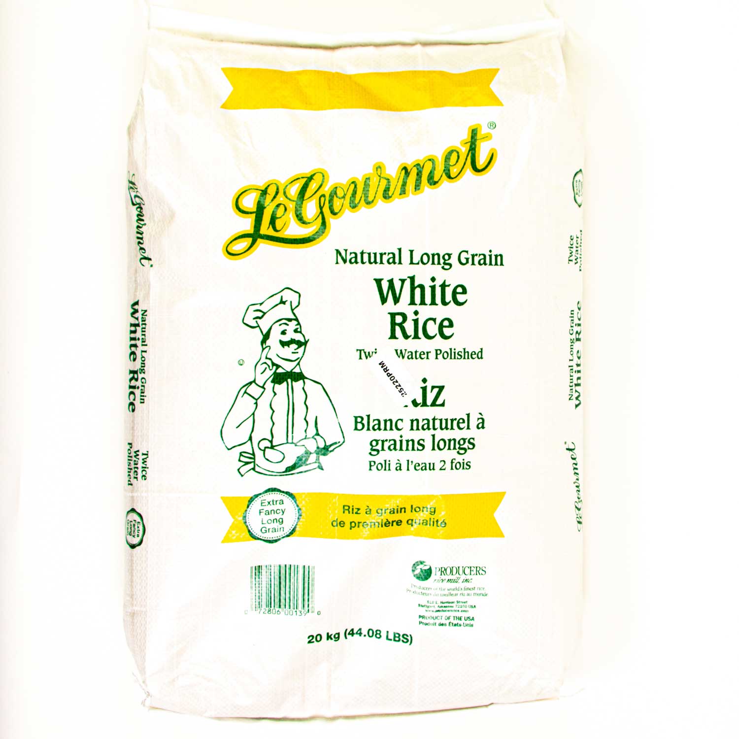 White Rice Long Grains 20 kg