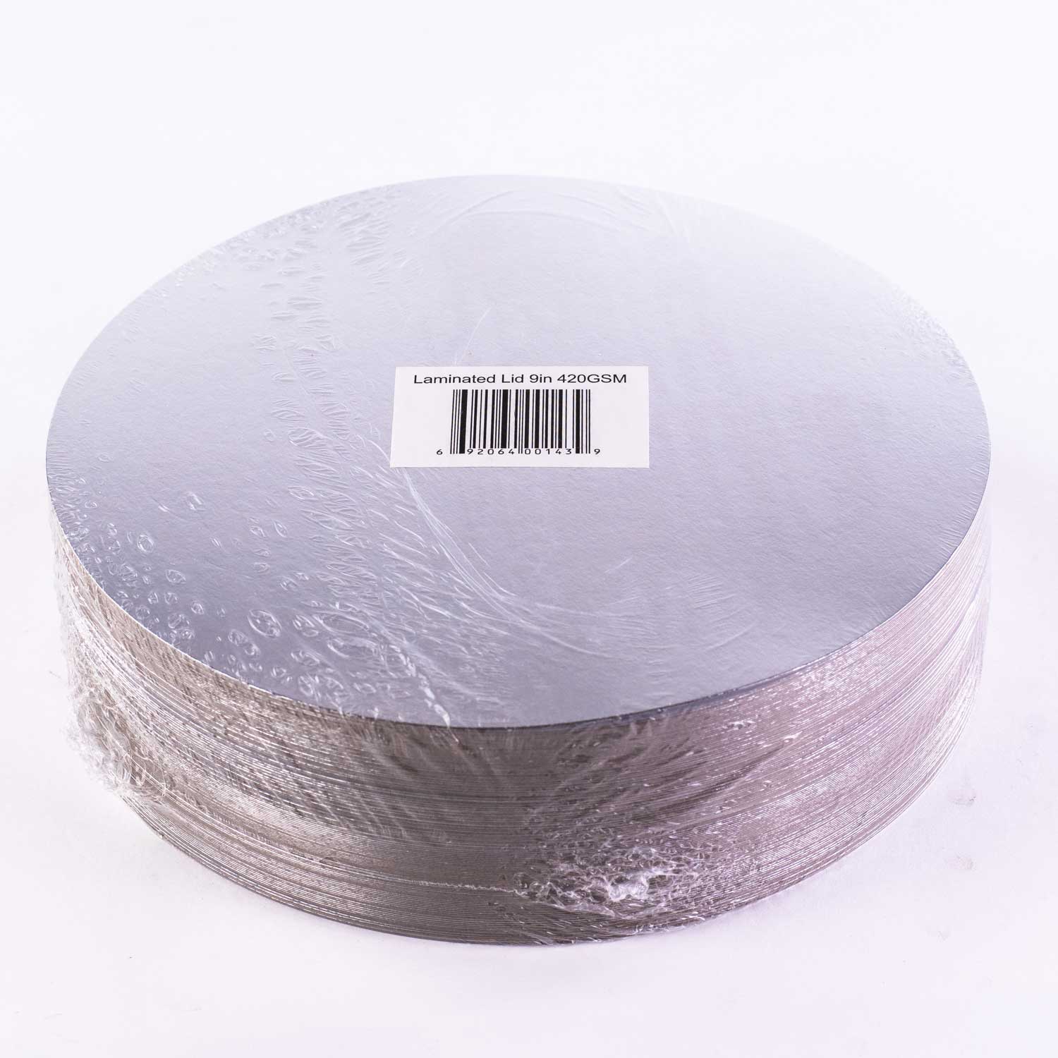 Laminated Cardboard Lid 9'' / 22,9 cm x125