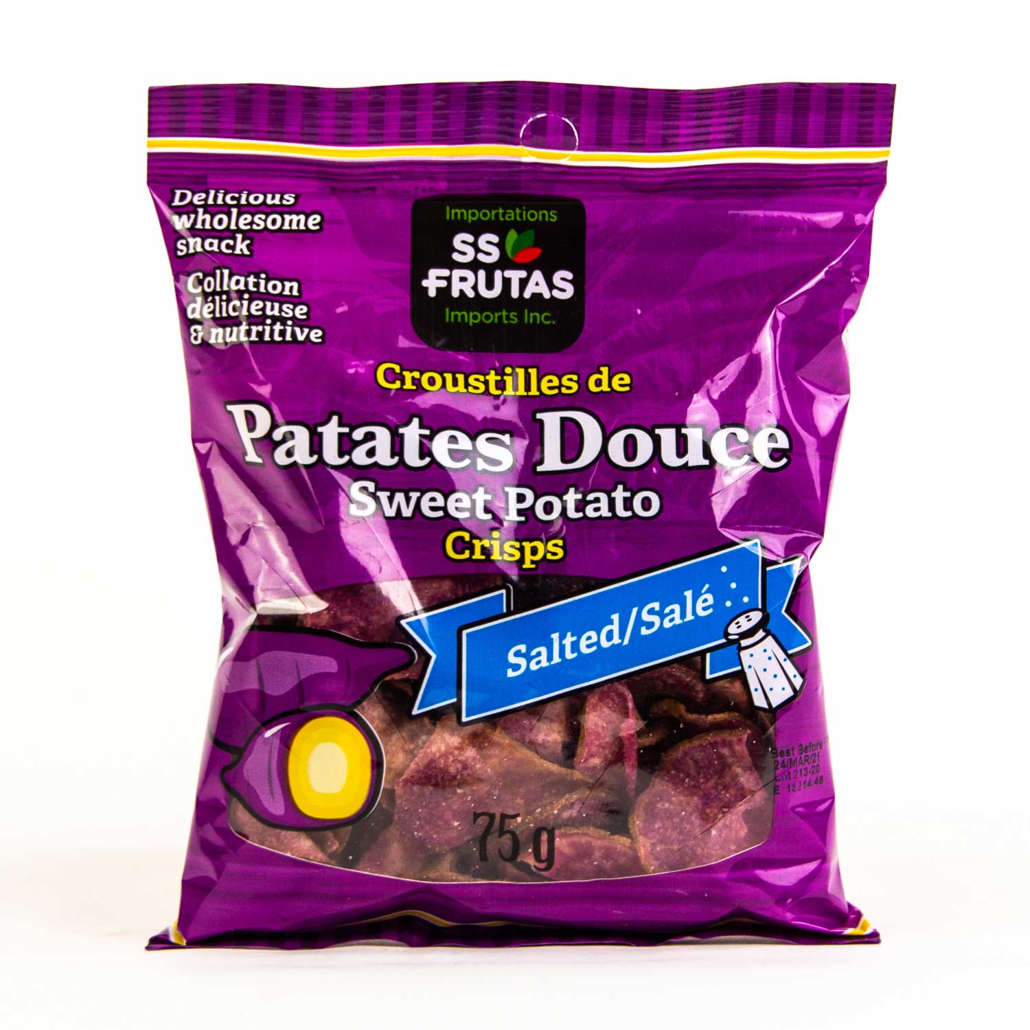 Salted Sweet Potatoes Chips 75 g