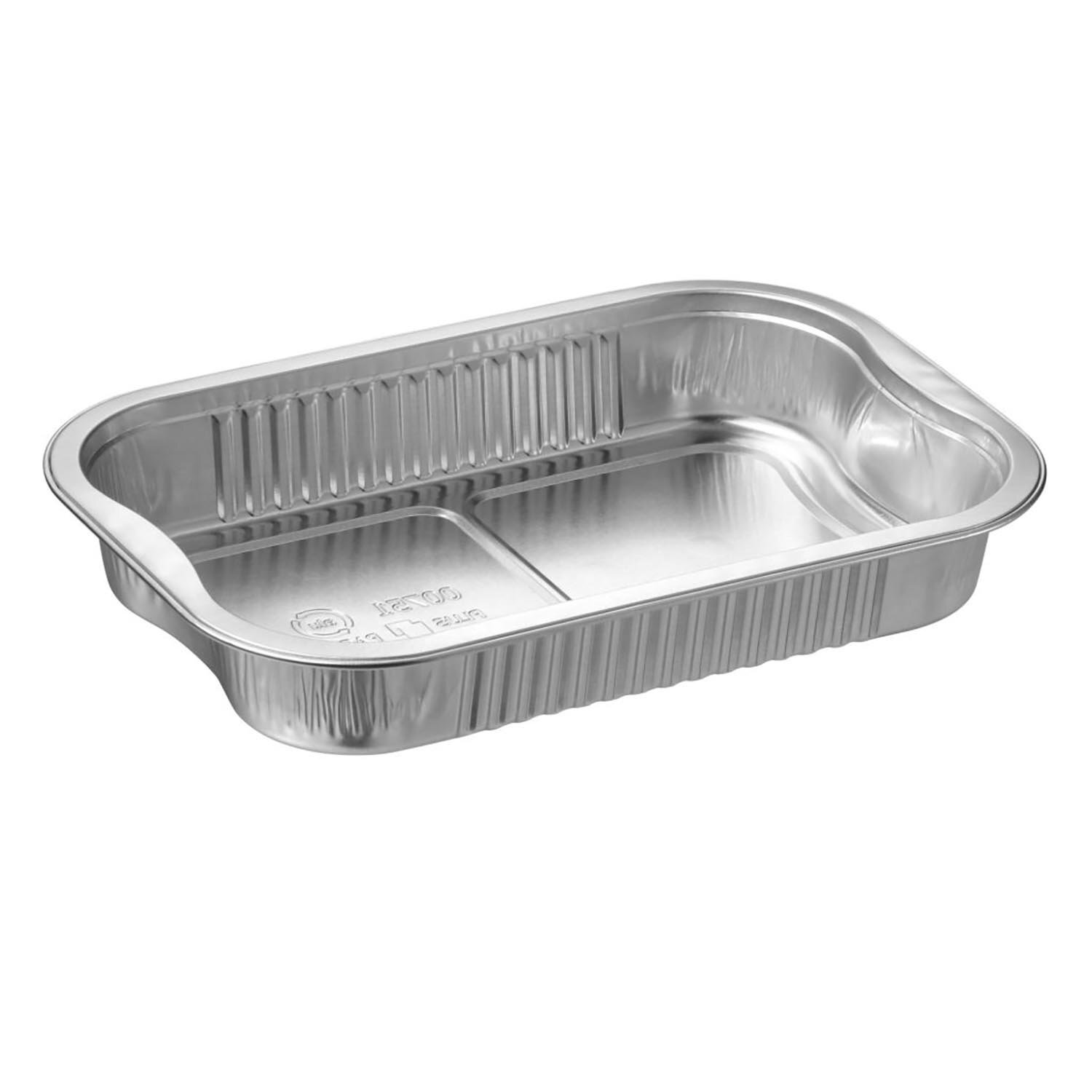 Combo Rectangular Aluminum Container with Lid 25 oz / 751 ml