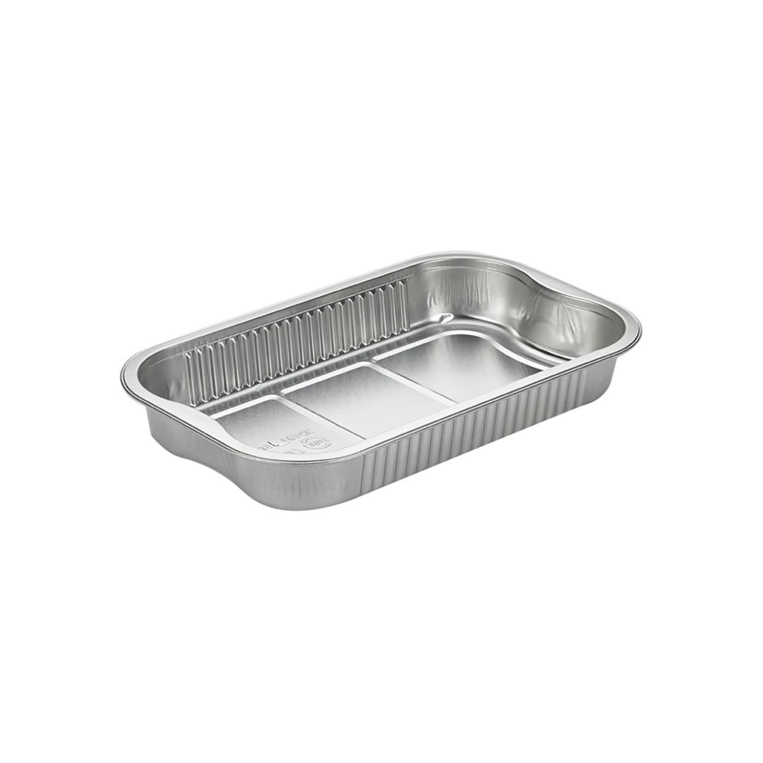 Combo Rectangular Aluminum Container with Lid 1097ml / 37oz
