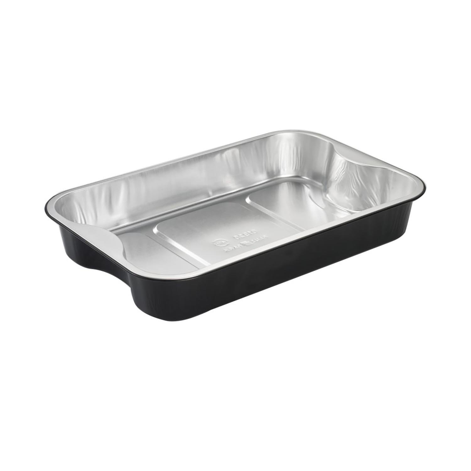 Combo Rectangular Aluminum Container with Lid 65 oz / 1920 ml