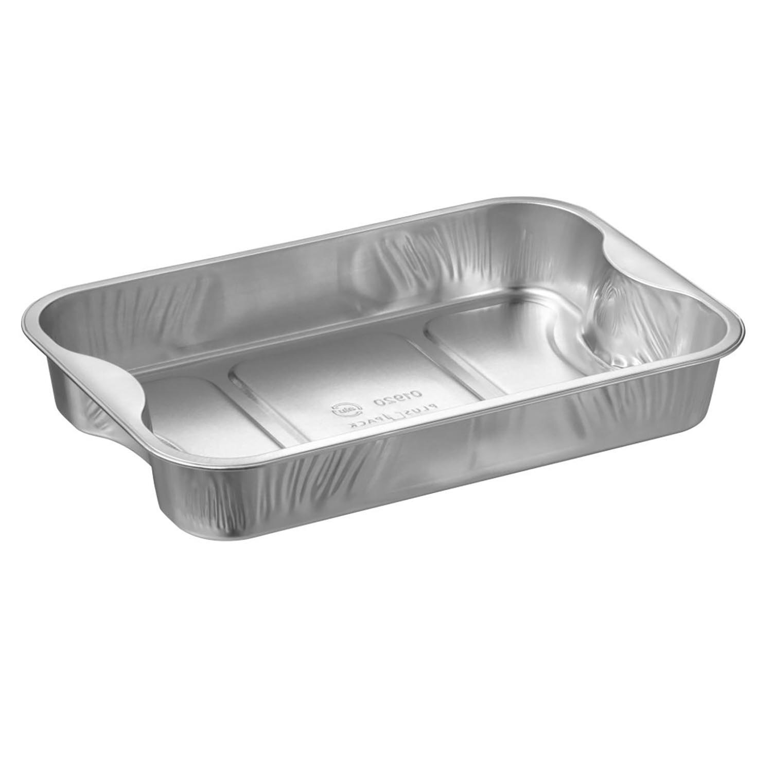 Combo Rectangular Aluminum Container with Lid 65 oz / 1920 ml