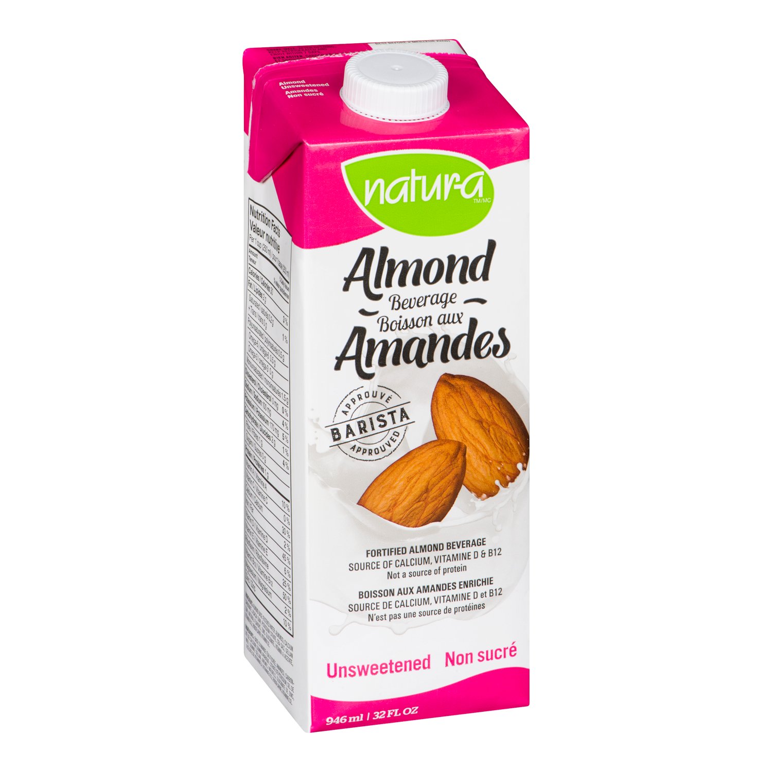 Organic Unsweetened Almond Beverage 946 ml
