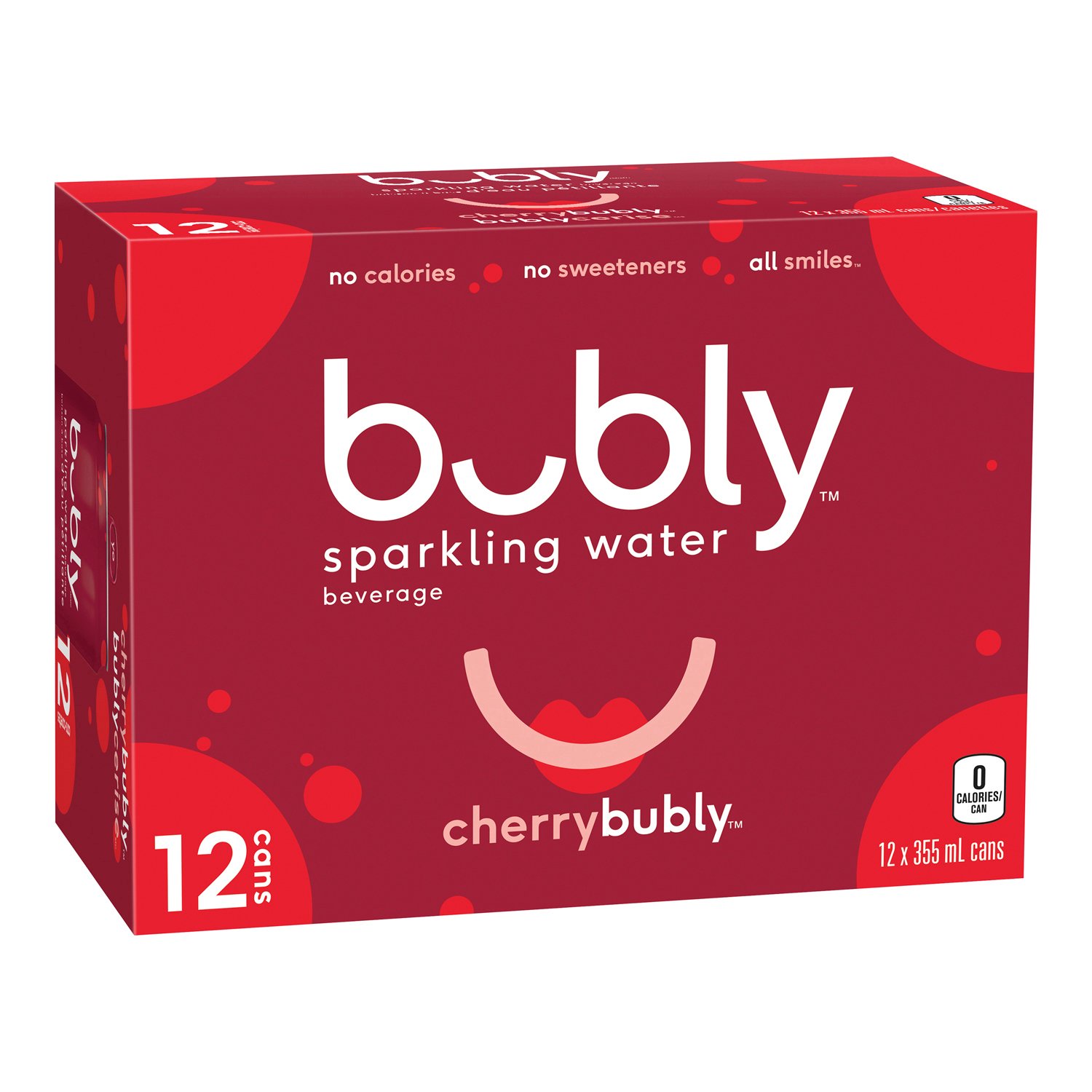 Cherry Sparkling Water 355 ml x12