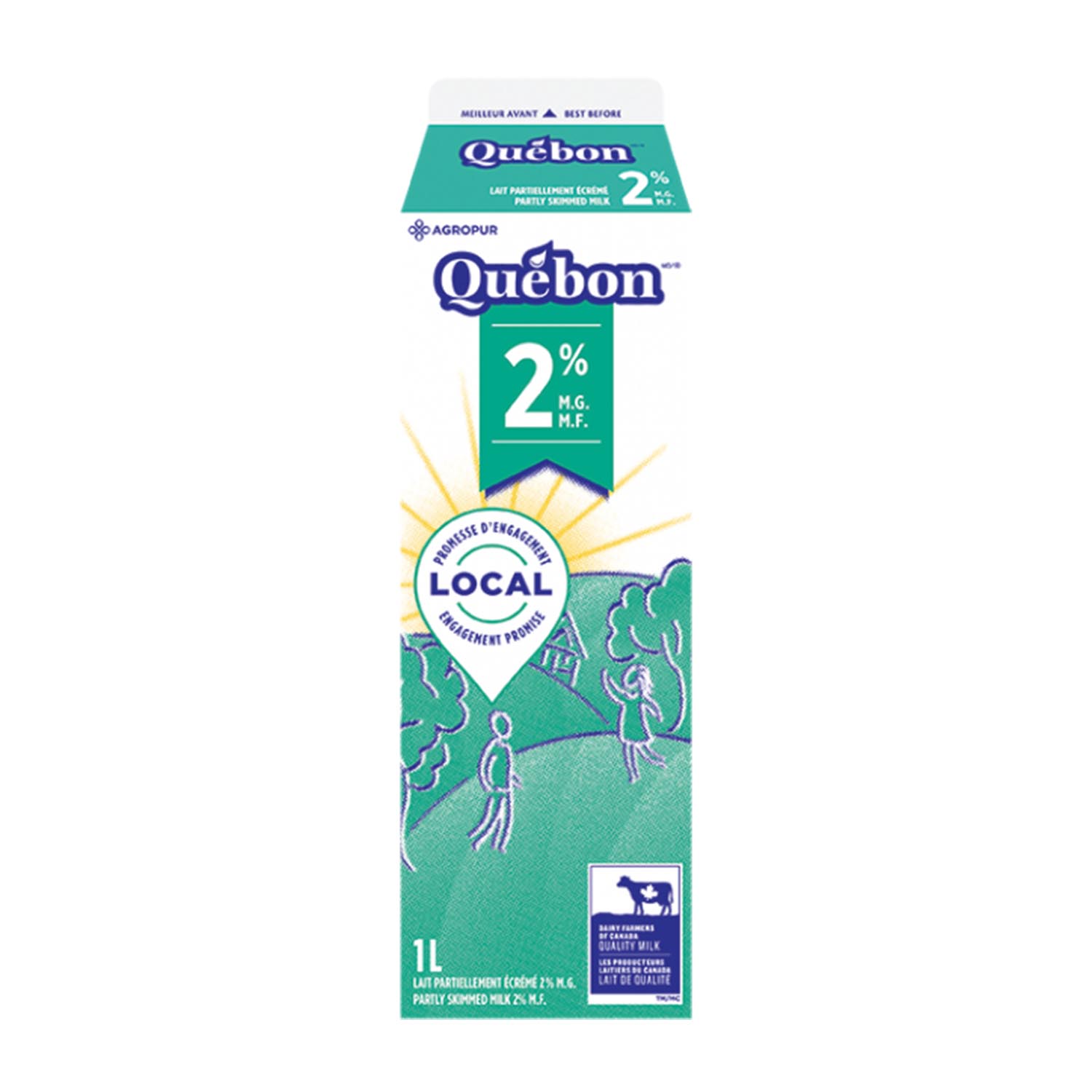 2% Milk 1 L