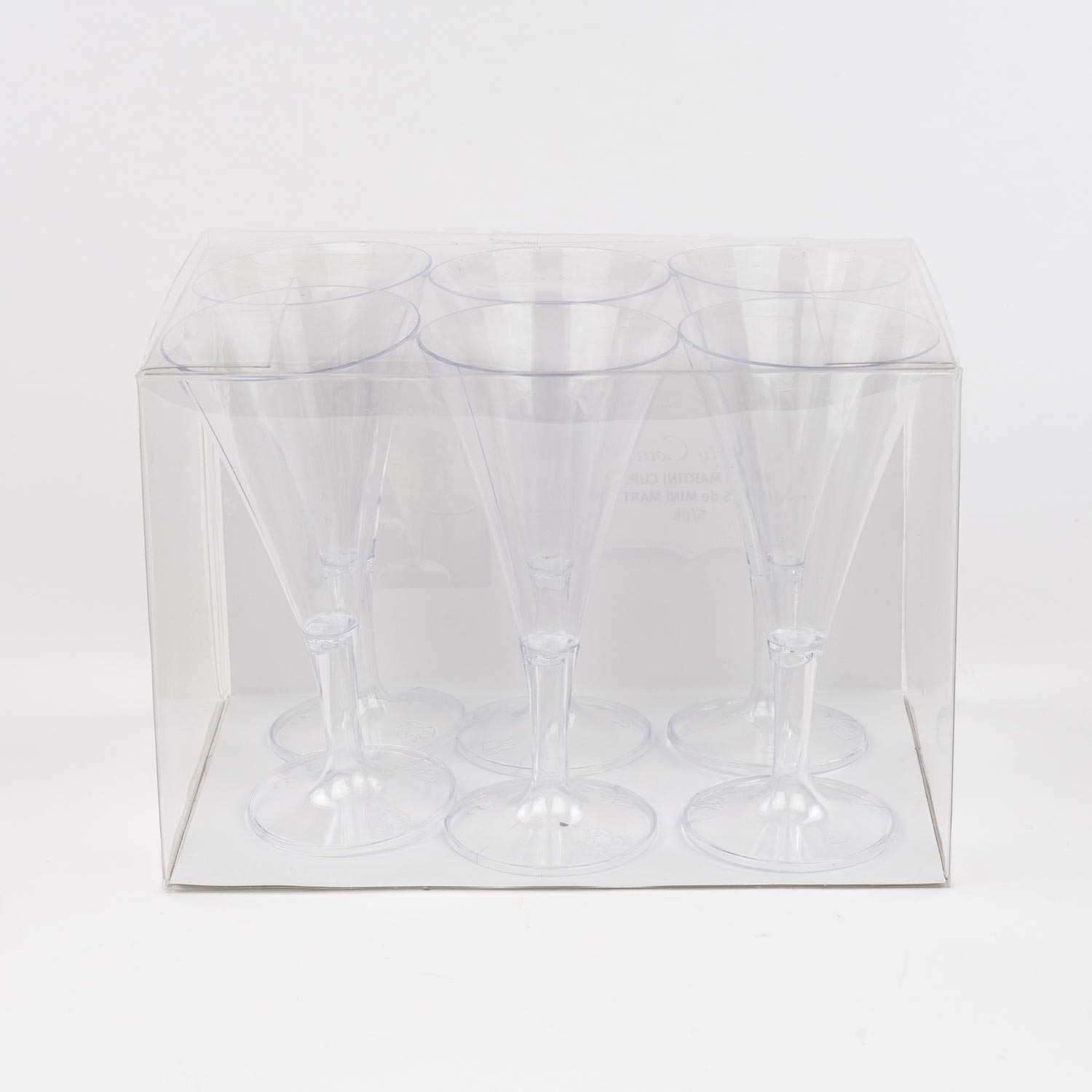 Plastic Martini Glass Mini x6-secondary-image