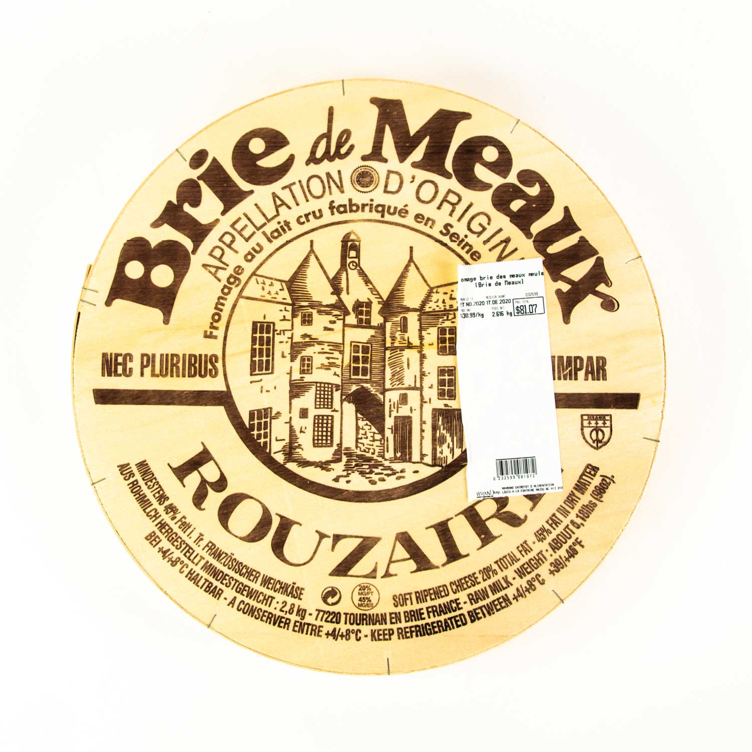 French Brie de Meaux Cheese