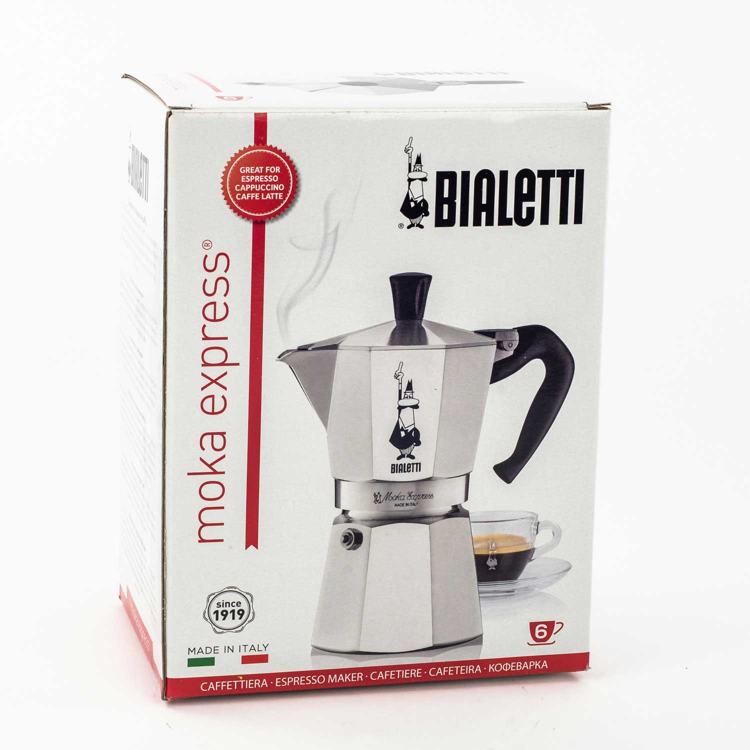 Moka Coffee Maker 6 Cups