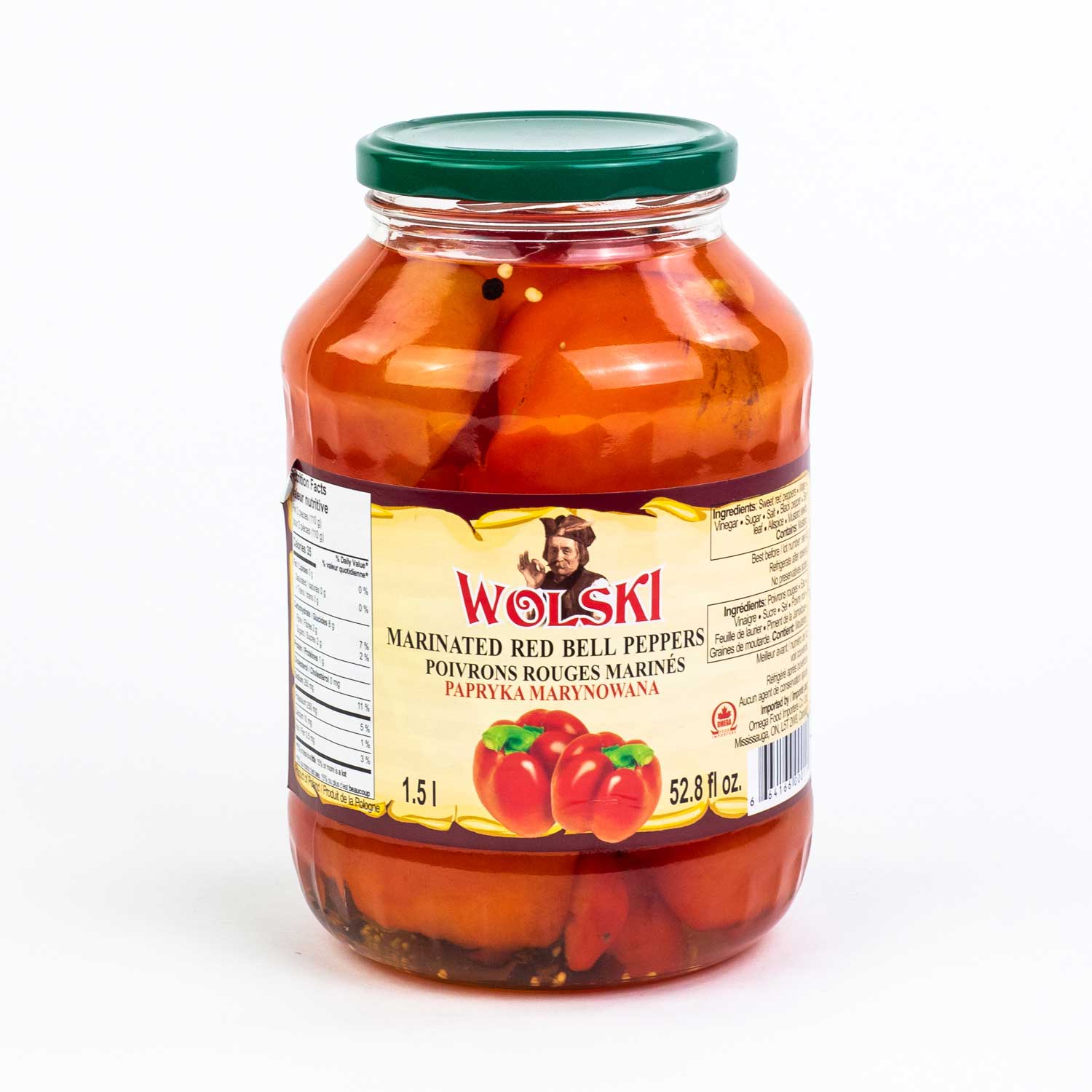 Marinated Red Bell Peppers 1.5 L