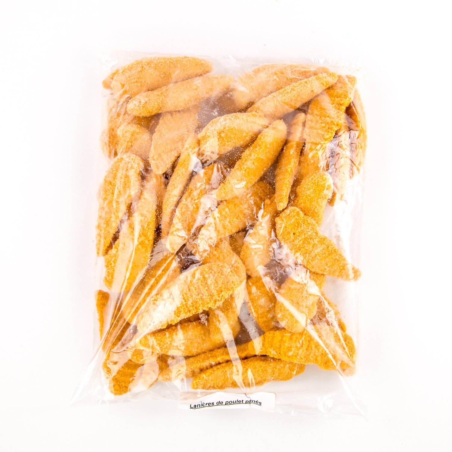 Frozen Raw Seasoned Breaded Chicken Breast Strips 2 kg