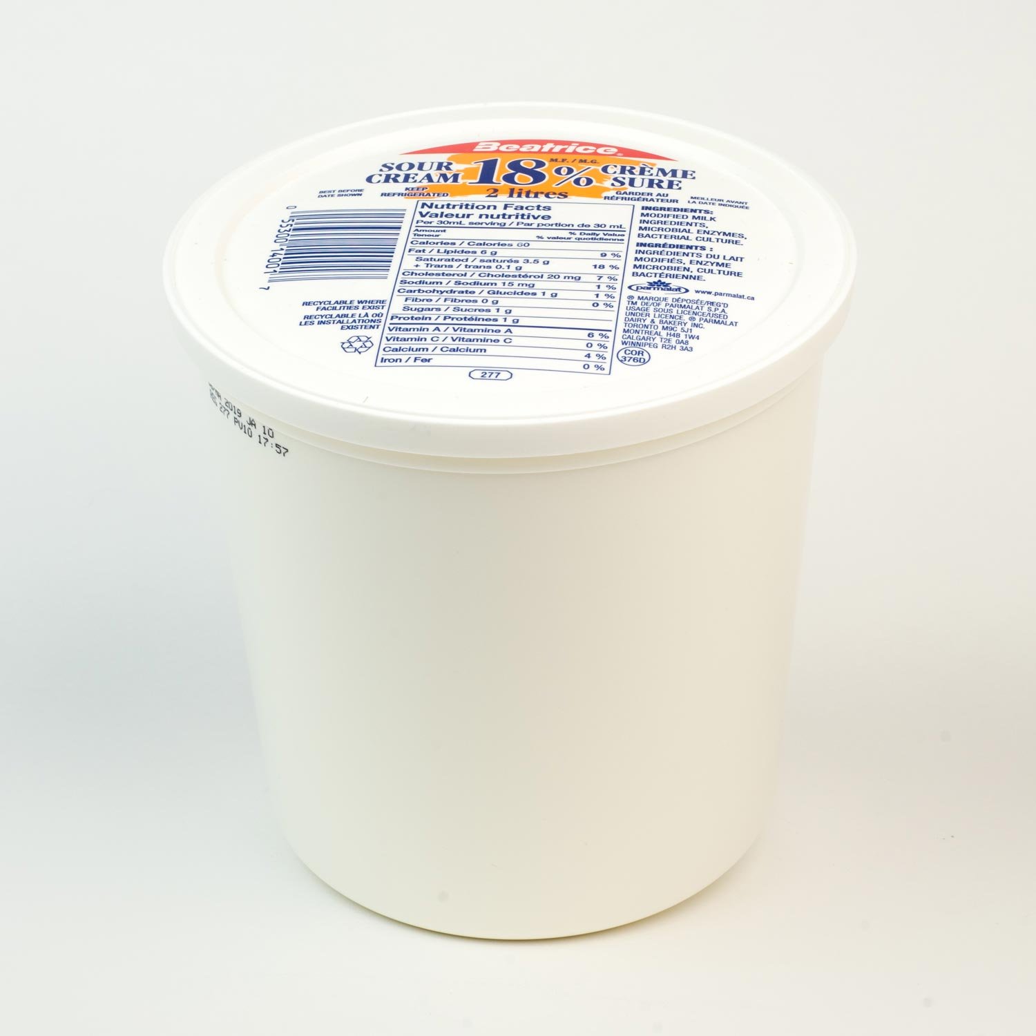 18% Sour Cream 2L x2
