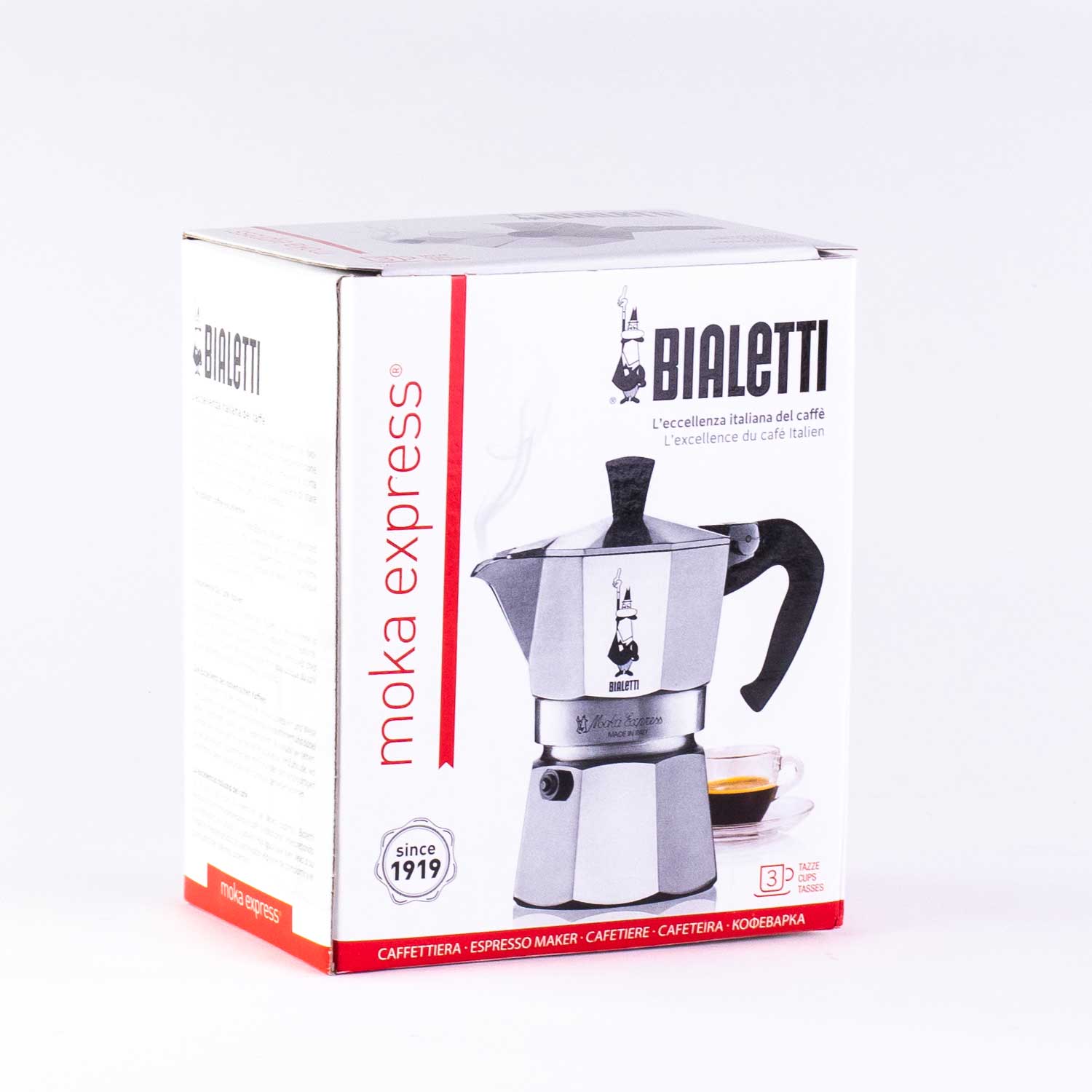 Moka Coffee Maker 3 Cups