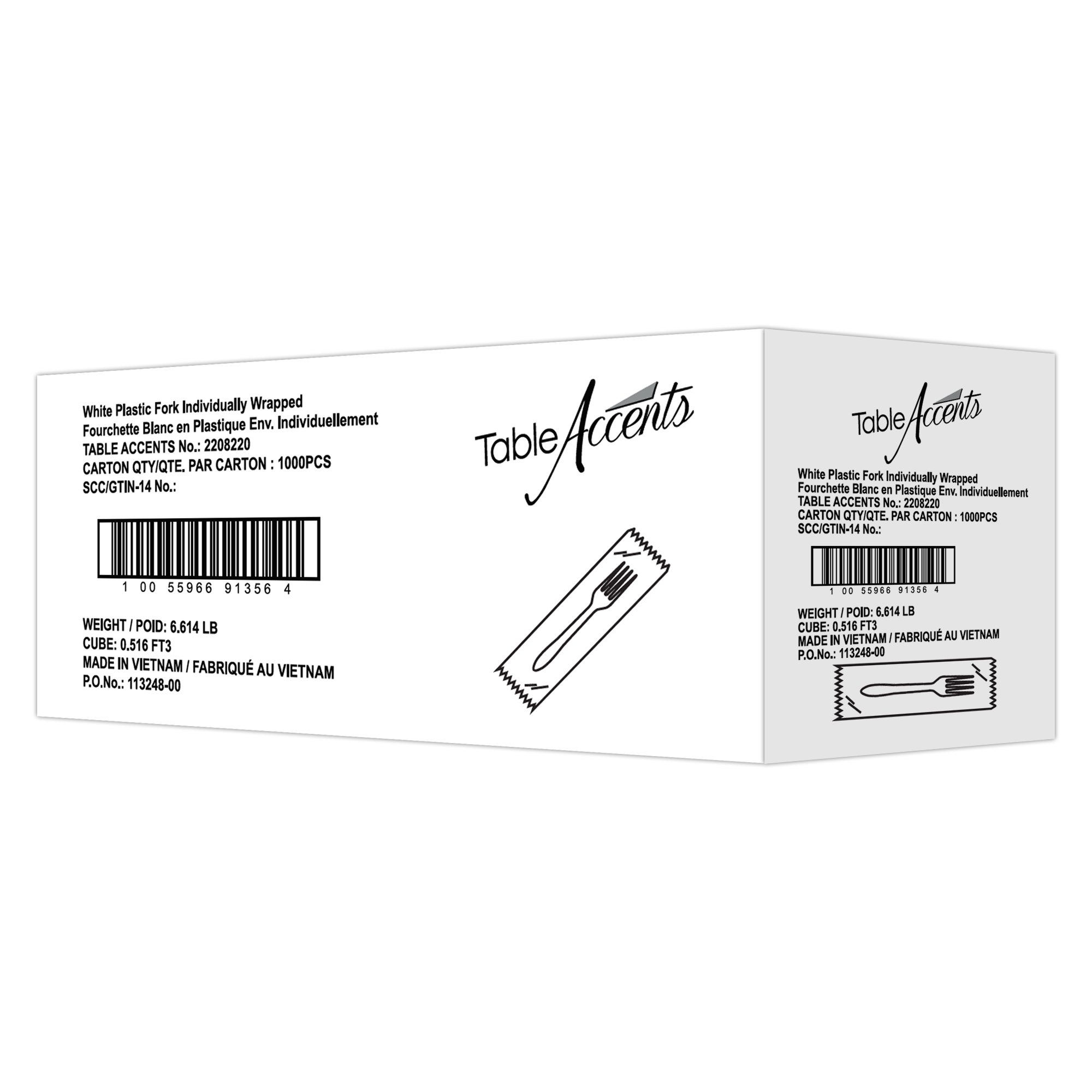 Ind. Wrapped Polypropylene Fork x1000-secondary-image