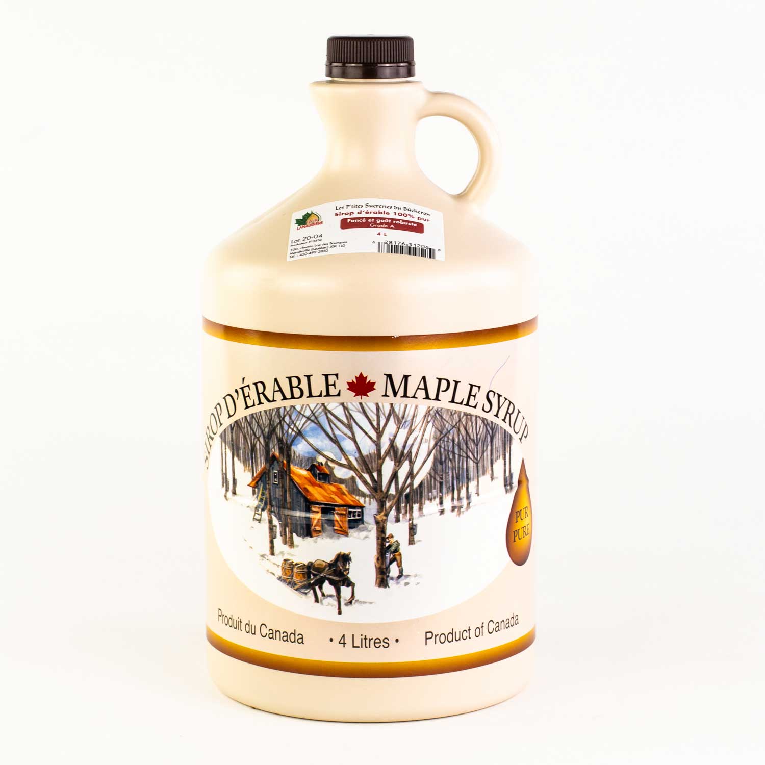 Dark Maple Syrup Robust Taste 4 L