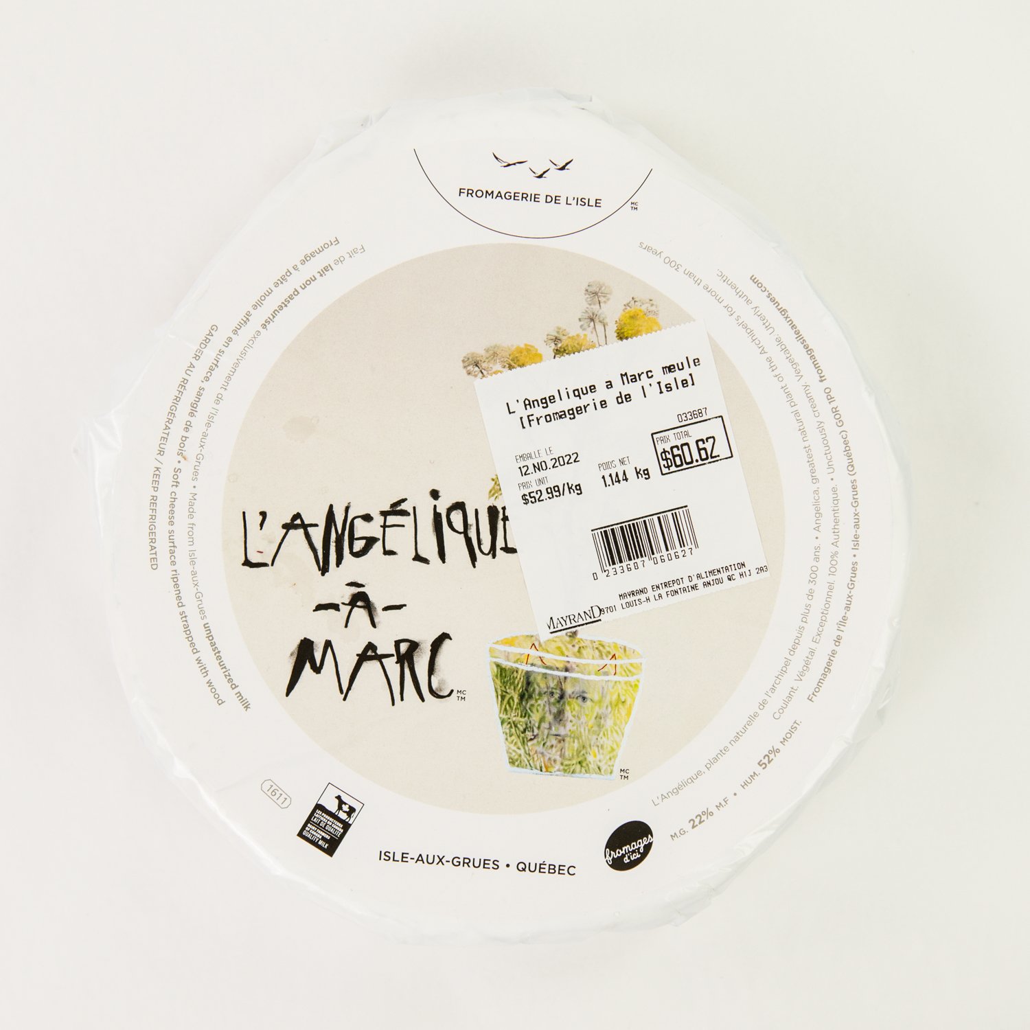 L'Angélique-à-Marc Cheese Wheel 1.4 kg
