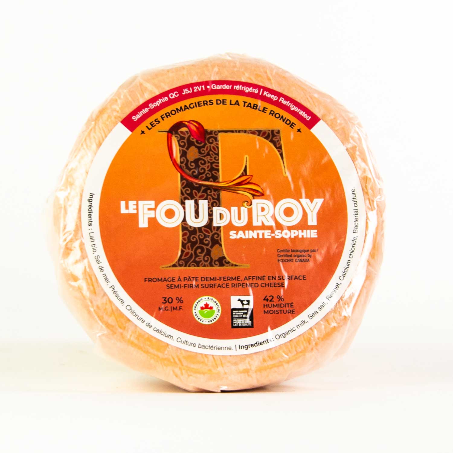 Le Fou du Roy Organic Cheese Wheel 1 kg