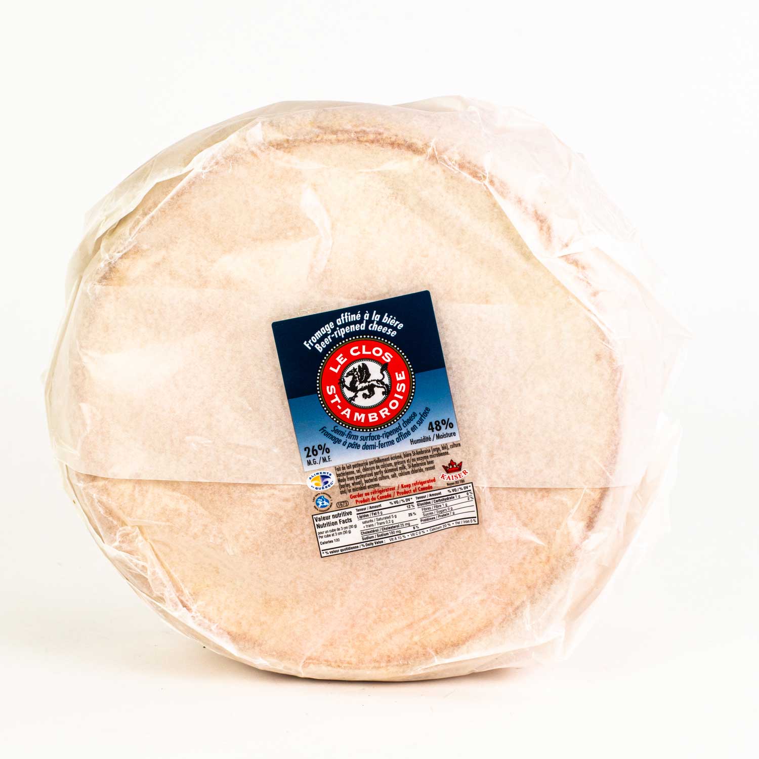 Le Clos St-Ambroise Cheese Wheel 2 kg