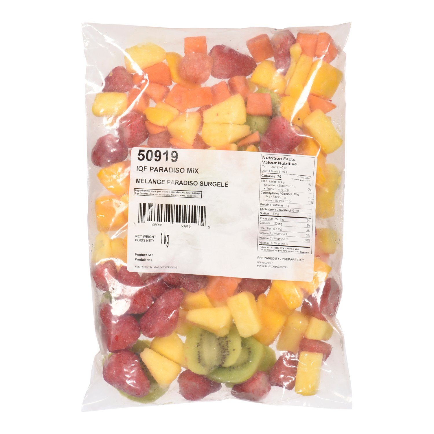 Frozen Paradisio Fruit Mix 1 kg