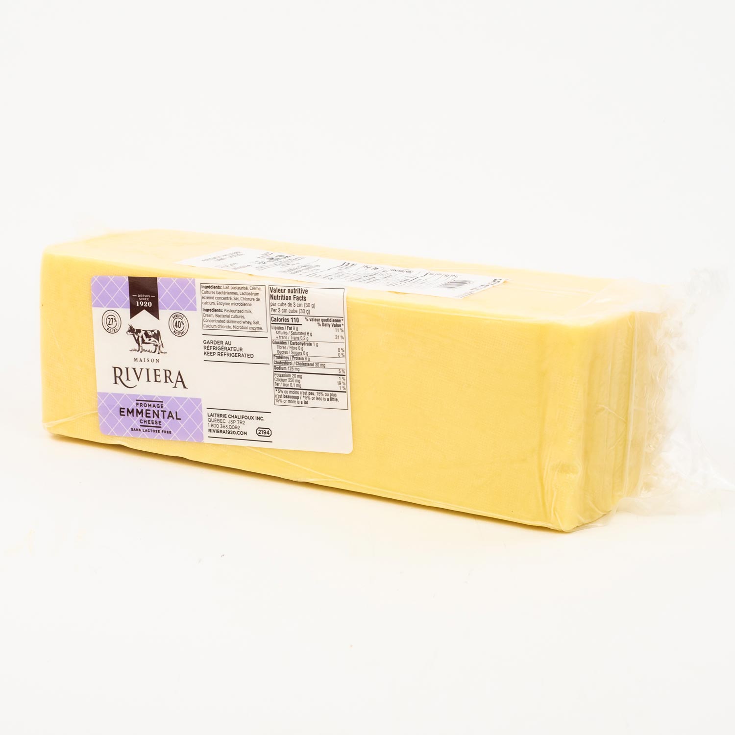 Emmentaler Cheese 2.7 kg
