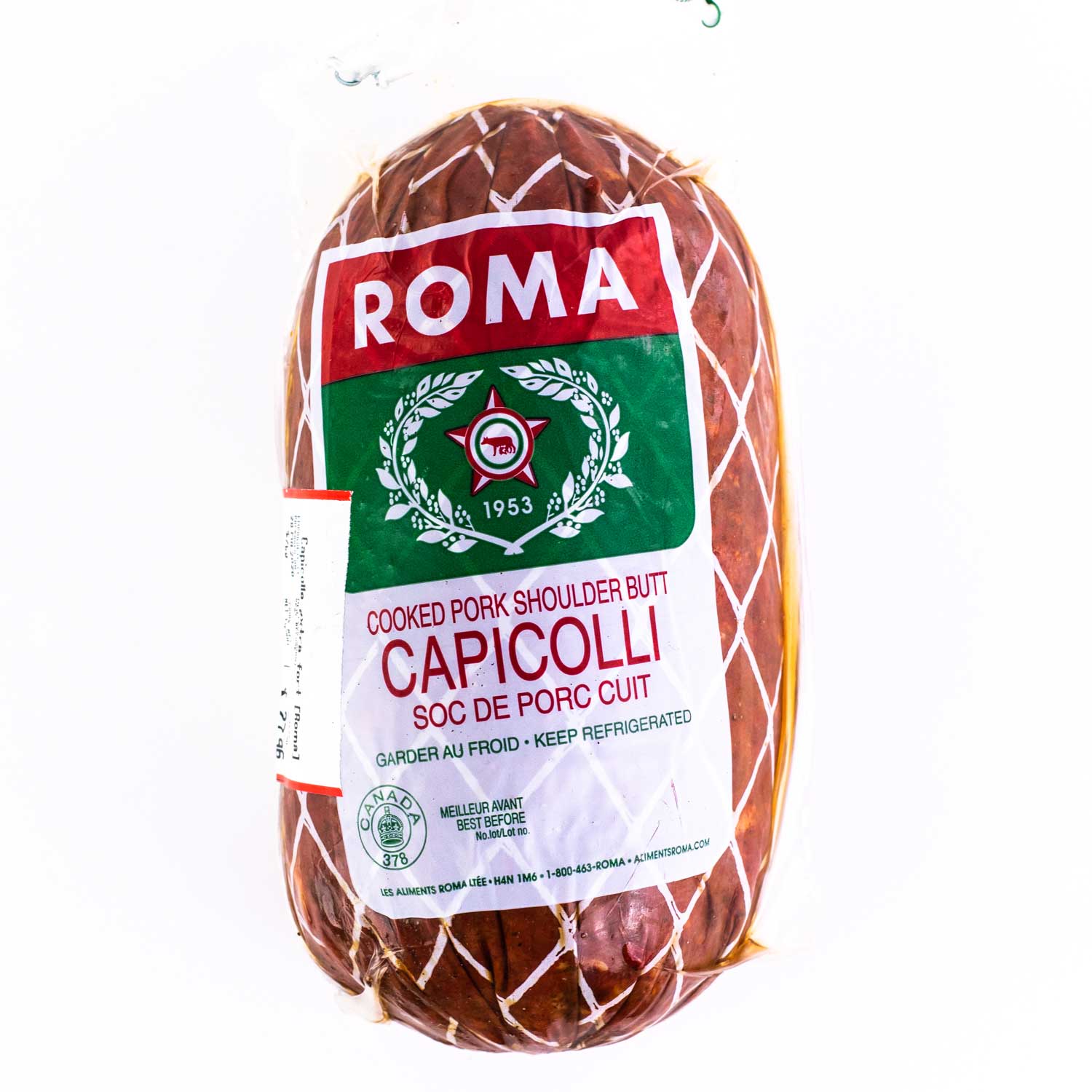 Extra Hot Old-fashioned Capicolli 1.6 kg